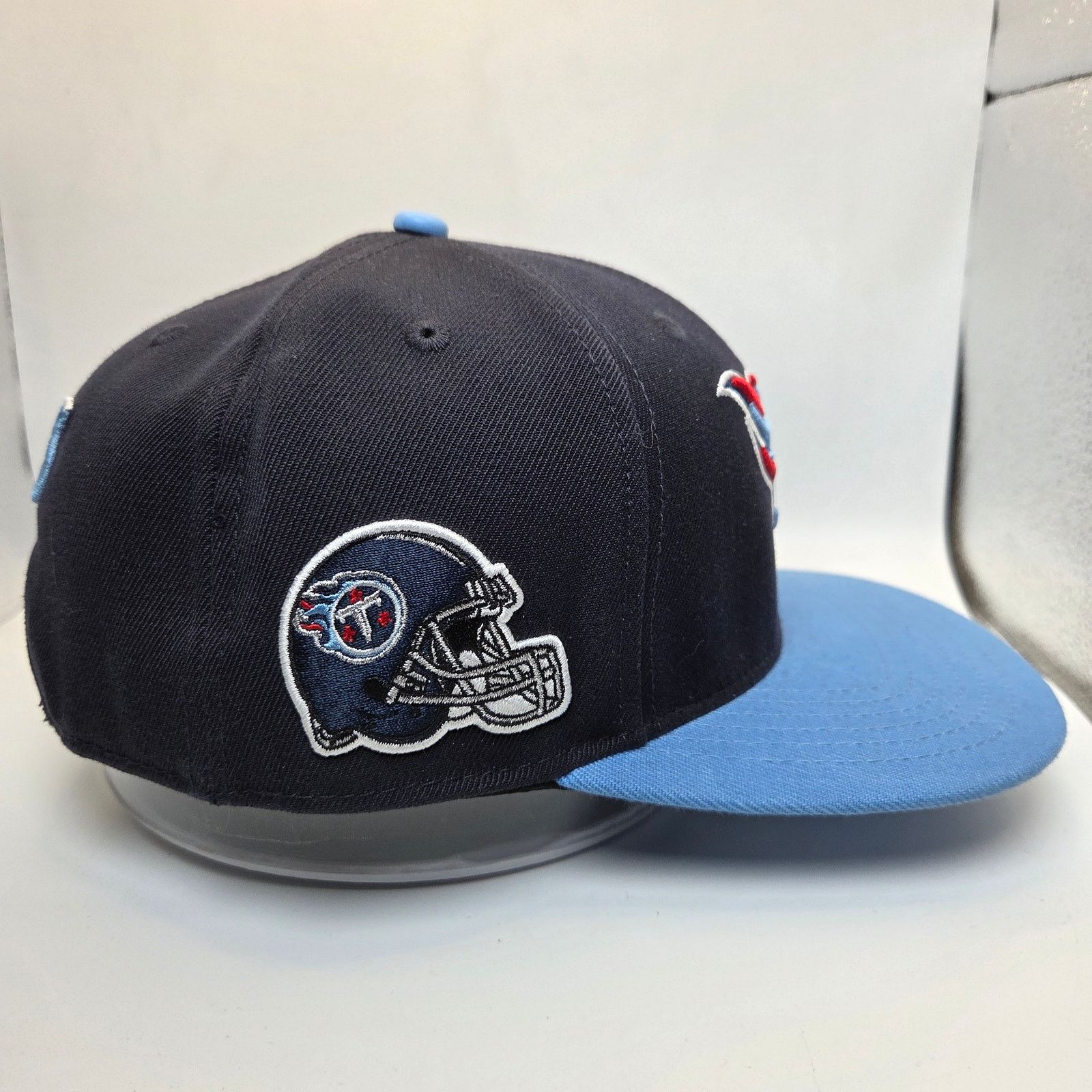 Pro Standard Pro Standard Titans Snapback Hat Leather Detail NWT Size ONE SIZE - 4 Thumbnail