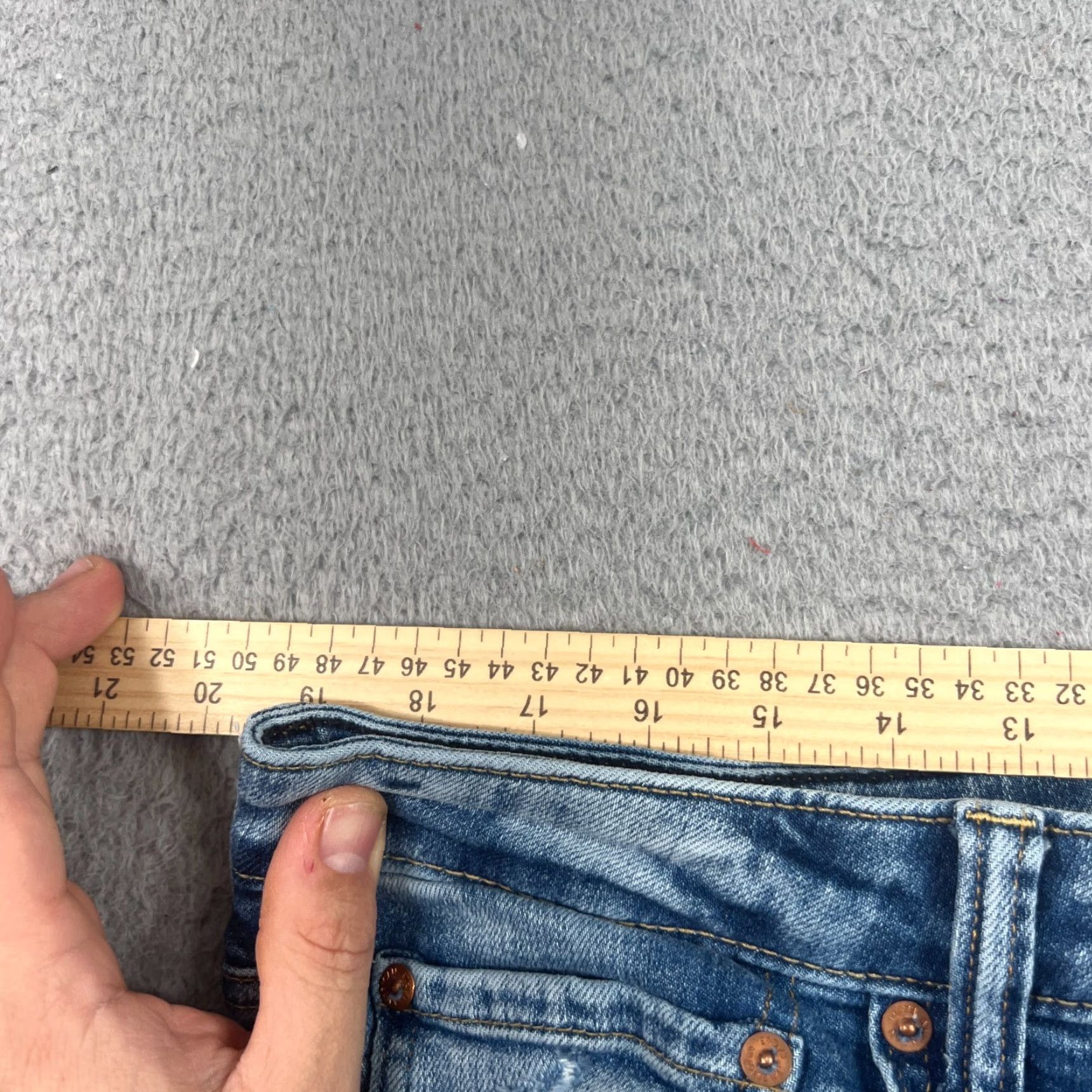 American Eagle Outfitters American Eagle Outfitters Jeans Men 36x30 Athletic Straight Denim Blue Medium Wash Size US 38 / EU 54 - 7 Thumbnail