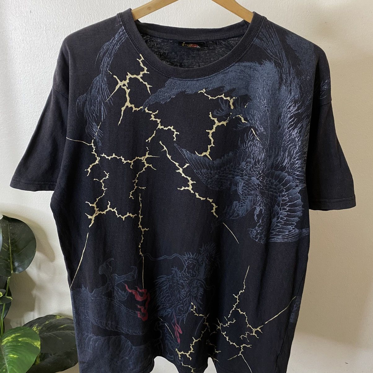 Japanese Brand Japan Motive Sukajan Karakuri Tamashii Ed Hardy Style Faded Size US L / EU 52-54 / 3 - 2 Thumbnail
