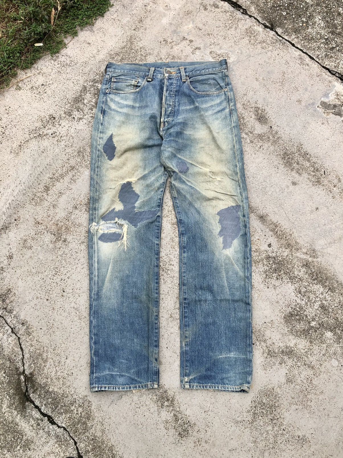 Sophnet. SOPHNET Distressed Denim Size US 33 - 1 Thumbnail