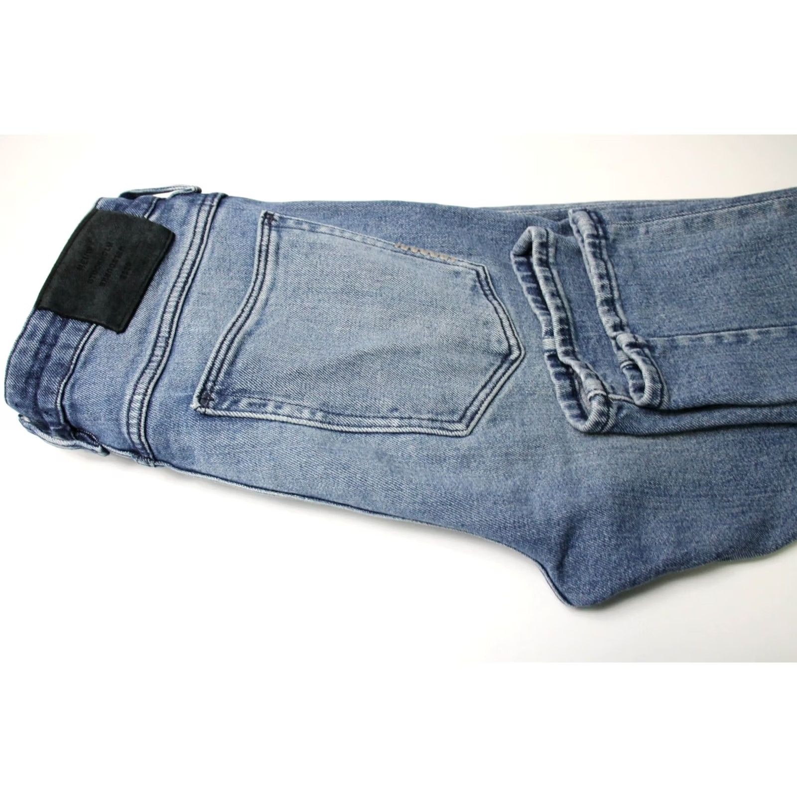 Vintage Neuw Iggy Skinny Jeans Men's W32/L34 Faded Blue Whiskers Buttoned Size US 32 / EU 48 - 5 Thumbnail