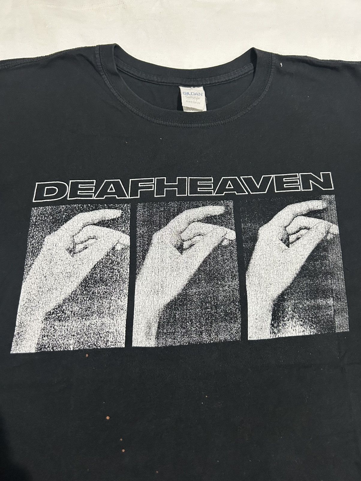 Band Tees Faded Deafheaven Metal Band Tee Size US L / EU 52-54 / 3 - 1 Thumbnail