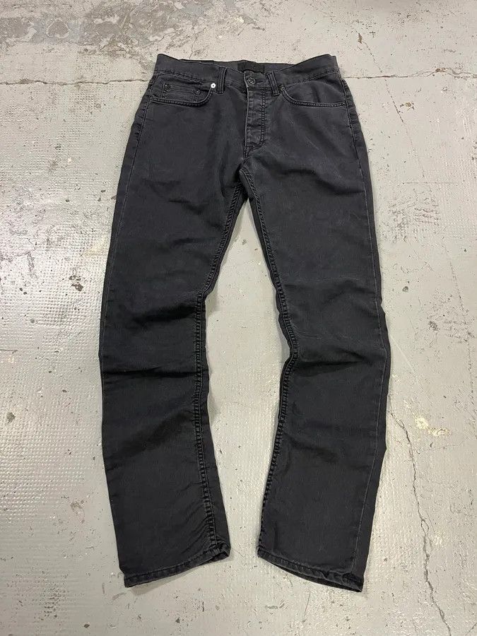 Acne Studios 2000s Acne Studios Slim Faded Black Jeans Size US 30 / EU 46 - 1 Thumbnail