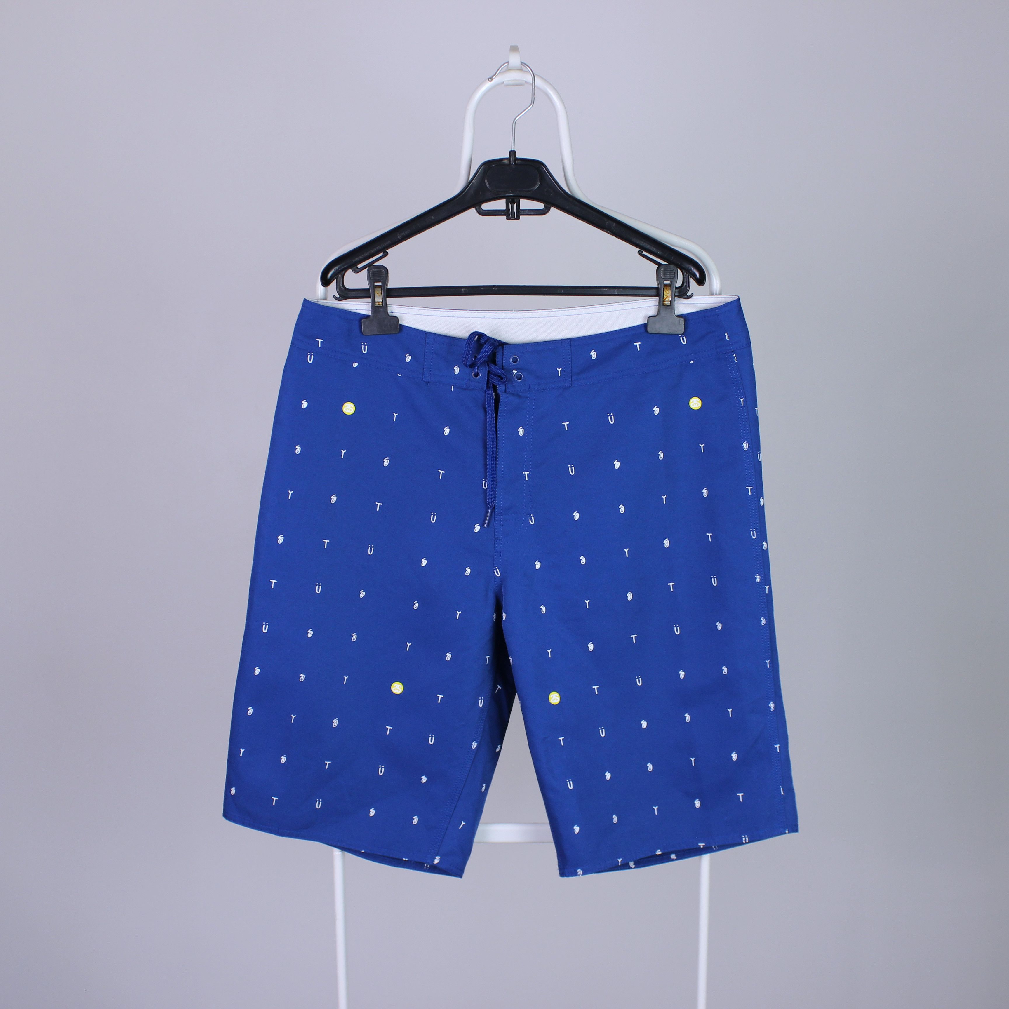 Stussy swimwear multi logo beach shorts men L XL 36