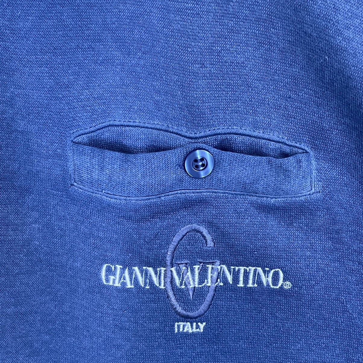 Gianni Valentino Vintage 90s Gianni Valentino Collar Sweatshirt Size US L / EU 52-54 / 3 - 5 Thumbnail