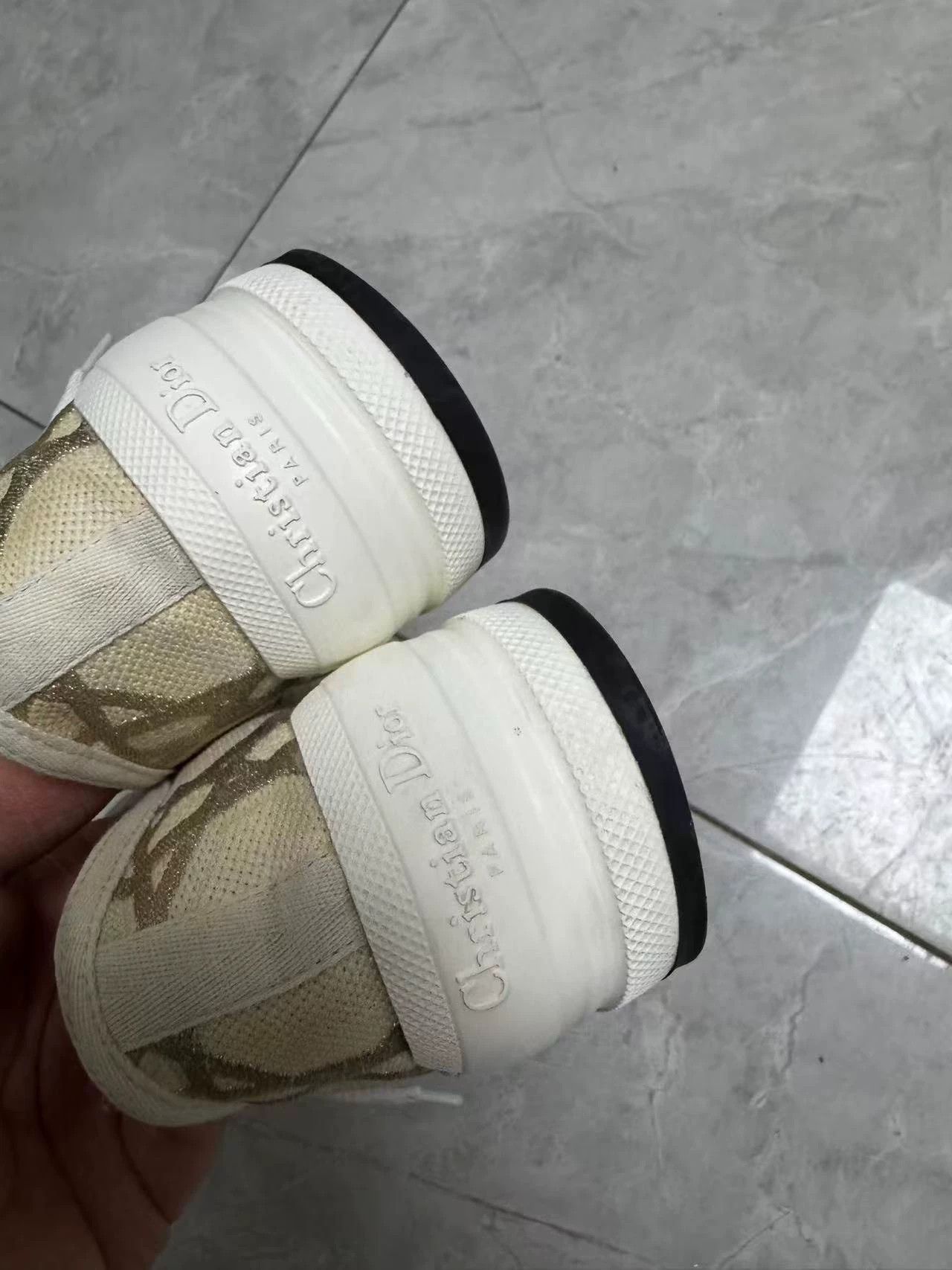 Dior Dior Platform Canvas Sneakers EU 35 Good Condition Size US 4.5 / IT 34.5 - 3 Thumbnail