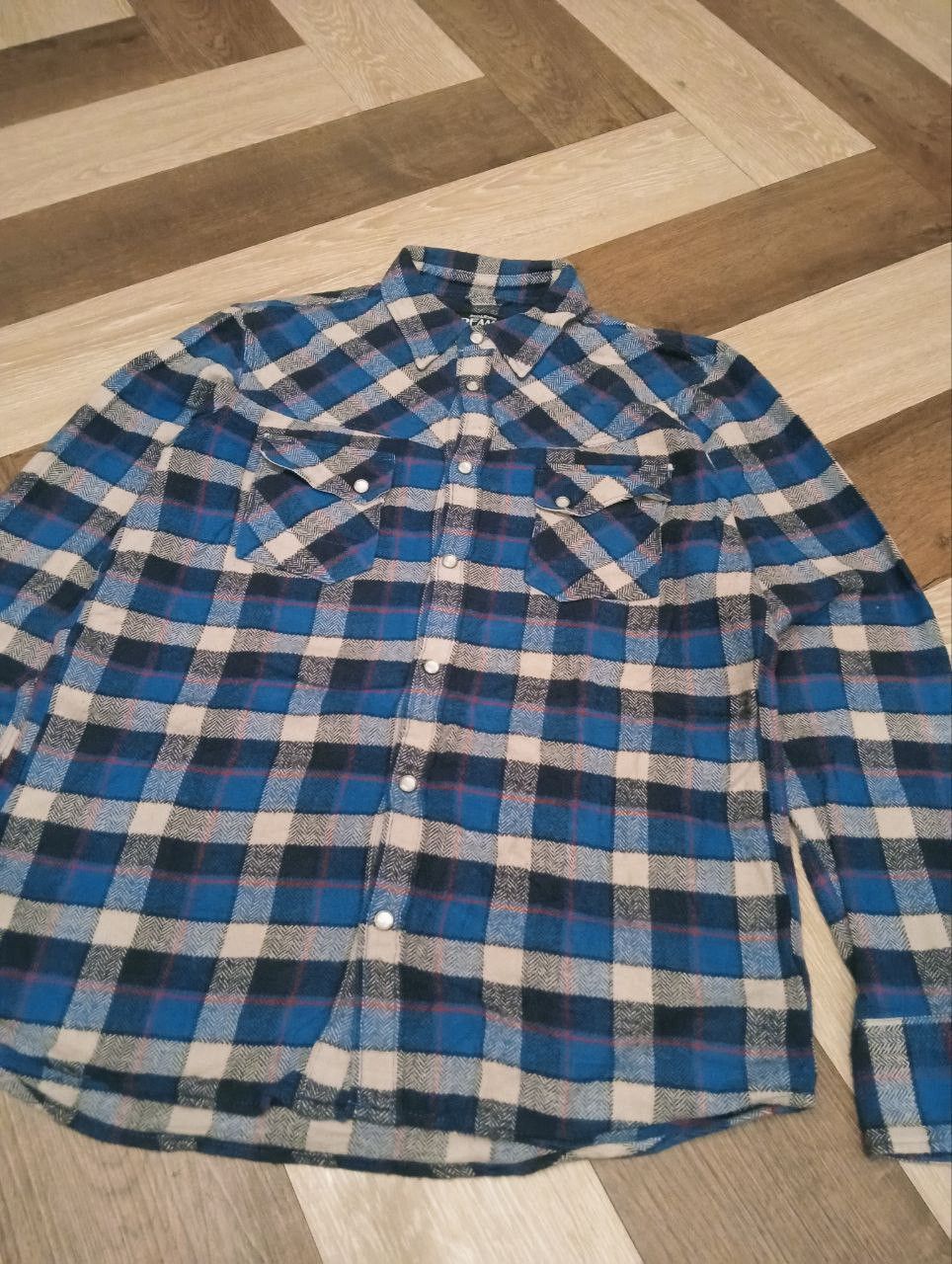 Beams Japan BEAMS JAPAN FLANNEL SHIRT - SIZE L Size US L / EU 52-54 / 3 - 3 Thumbnail