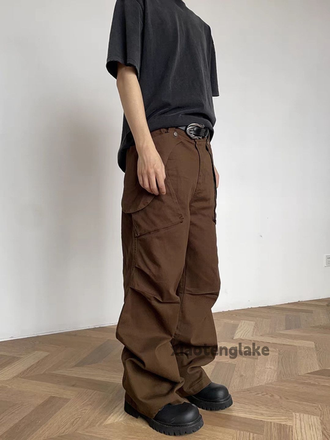 Designer × Japanese Brand × Vintage utility outdoor workwear military loose pleated cargo pants Size US 32 / EU 48 - 6 Thumbnail