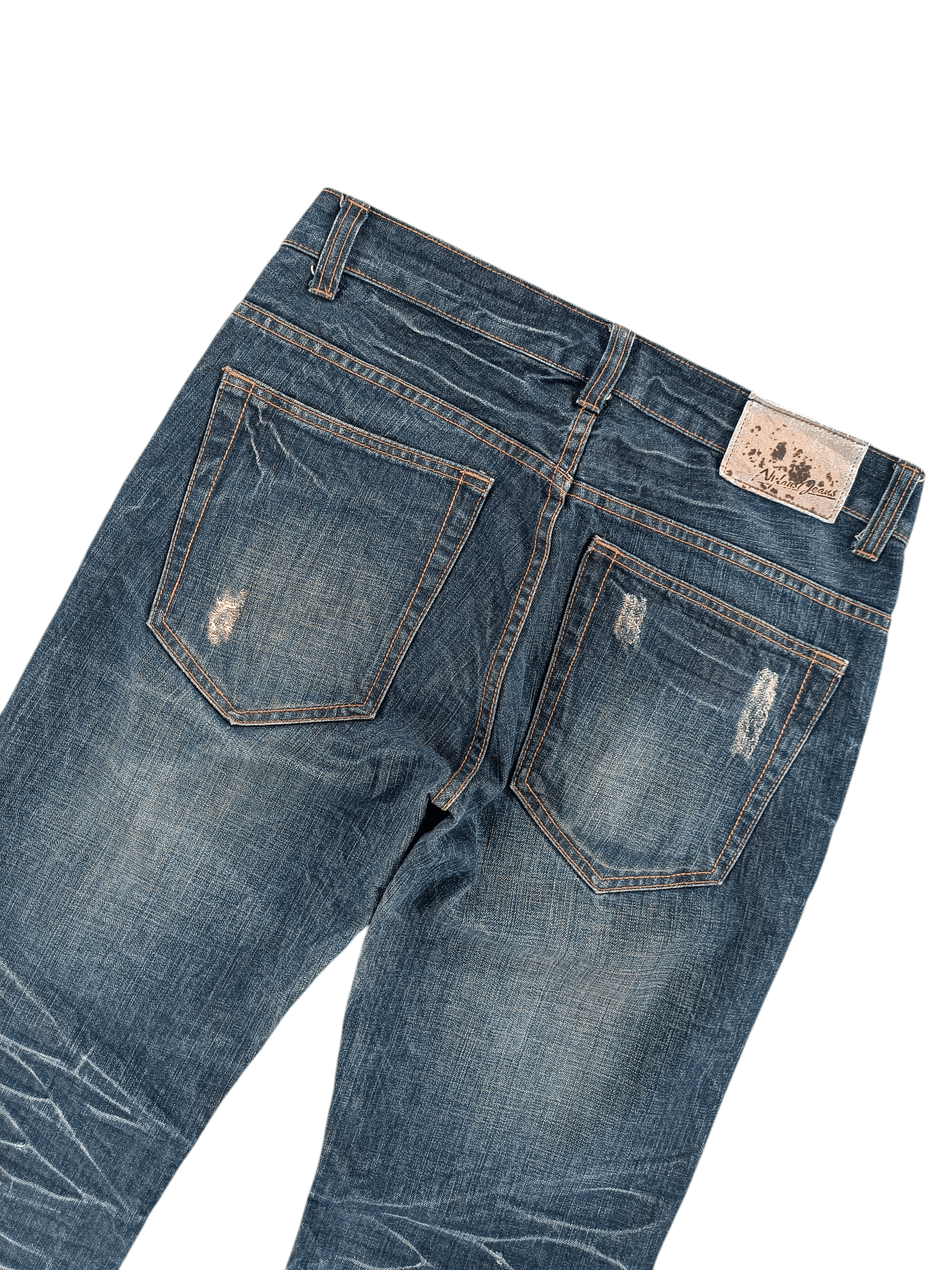 If Six Was Nine × Japanese Brand × Jean 🔥 VTG 🔥 Japanese Nylaus Rare Distressed Jeans Size US 32 / EU 48 - 2 Thumbnail