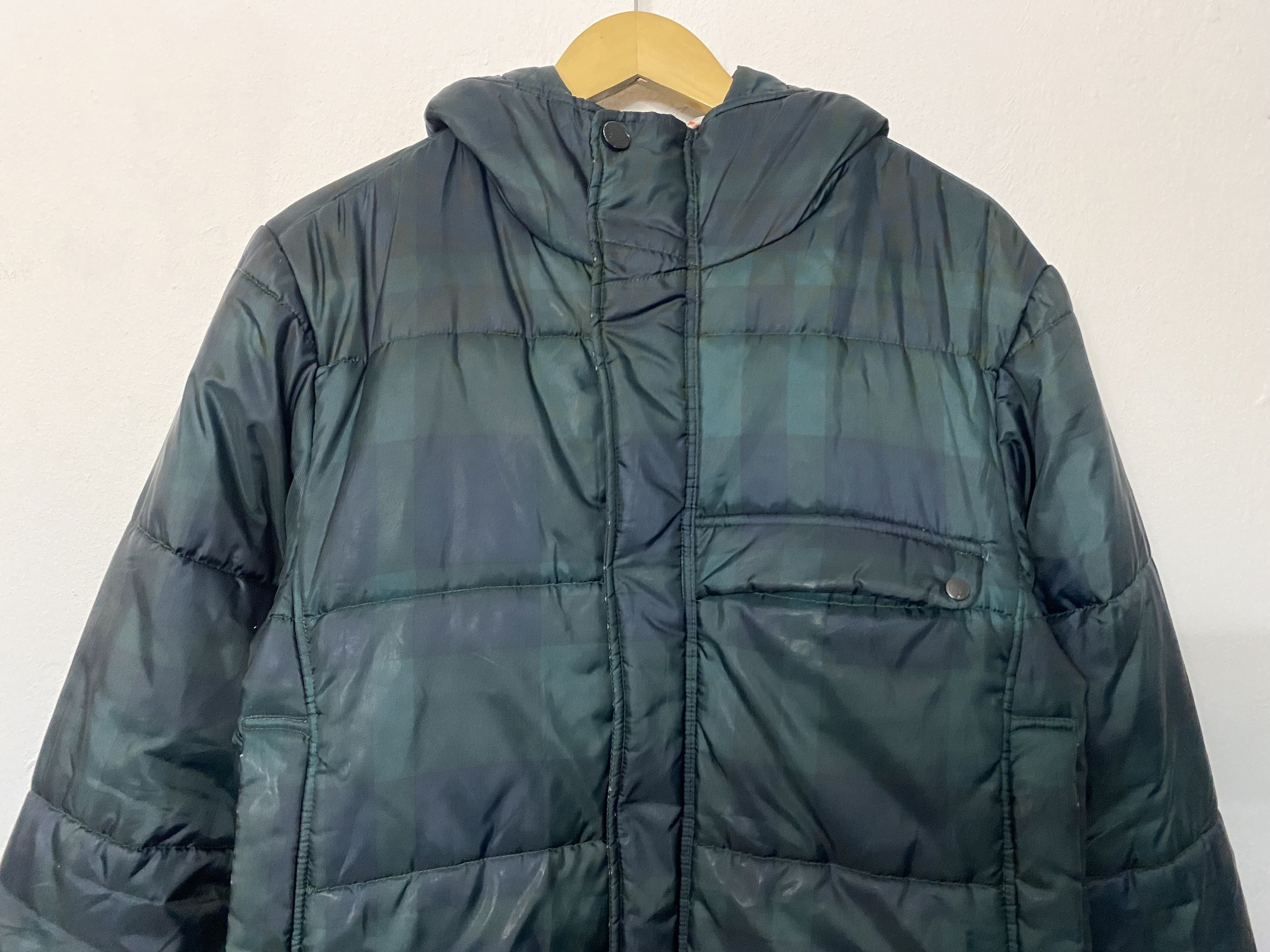Paul Smith Paul Smith Jeans Hooded Puffer Jacket Green Size US L / EU 52-54 / 3 - 3 Thumbnail