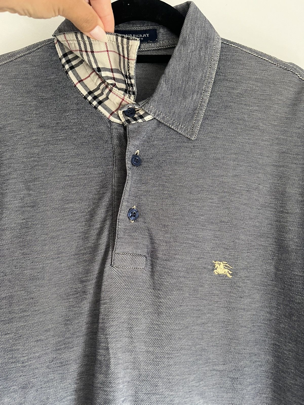 Burberry Burberry polo shirt L nova check Size US L / EU 52-54 / 3 - 4 Thumbnail