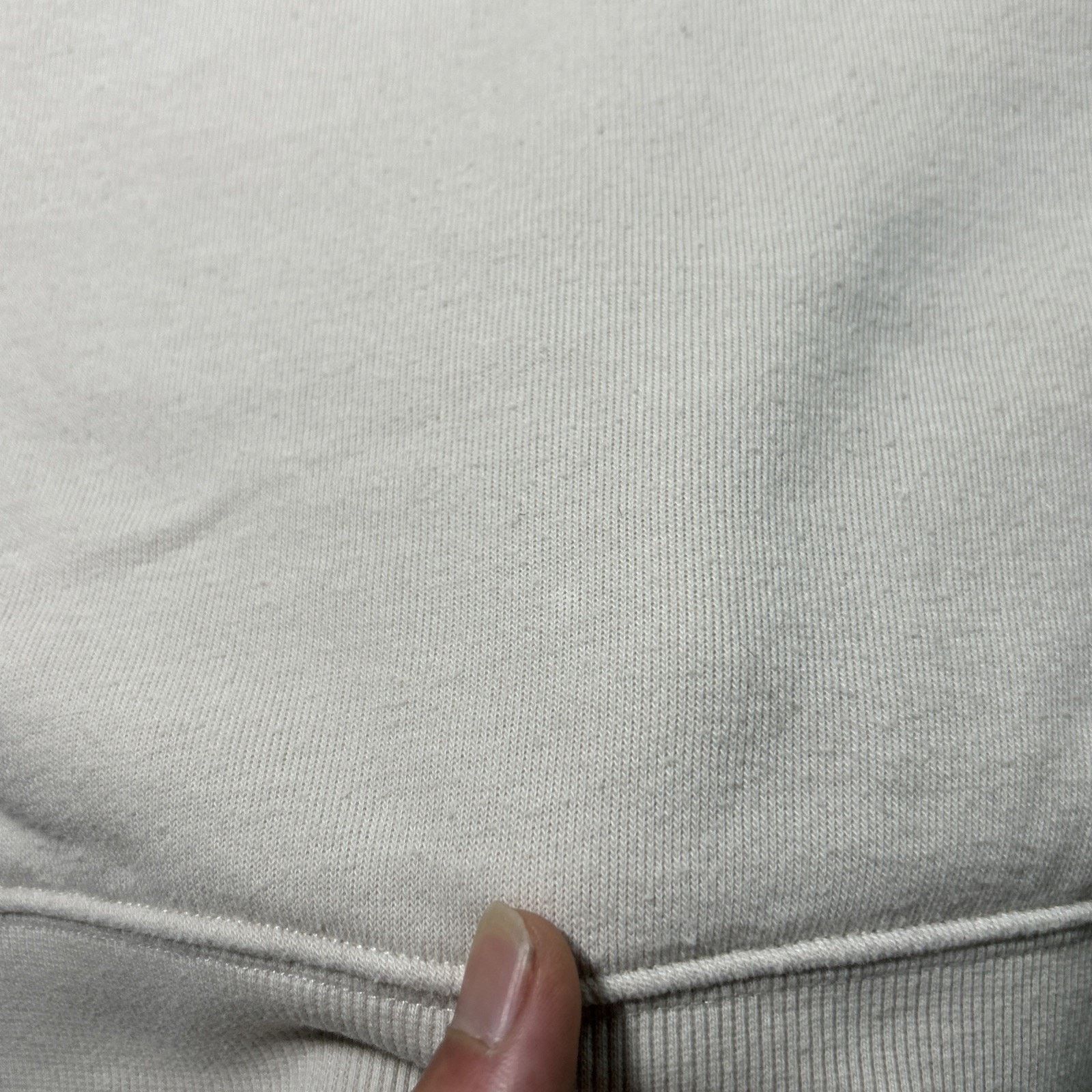 Alo Alo Blank Crewneck Sweatshirt Large Sweater Cream Ivory Size US L / EU 52-54 / 3 - 9 Thumbnail