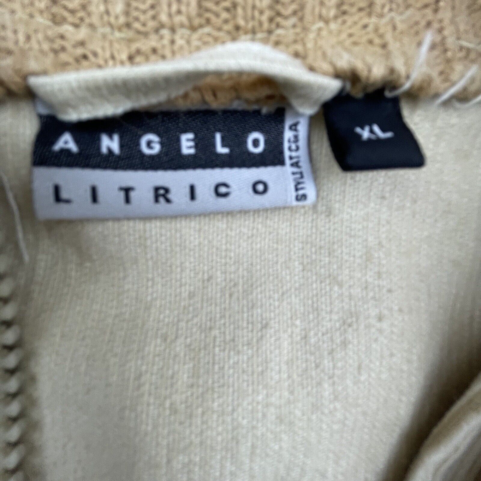Angelo Litrico Vintage Angelo Litrico Sweater Mens XL Corduroy Knit Grandpa Size US XL / EU 56 / 4 - 3 Thumbnail