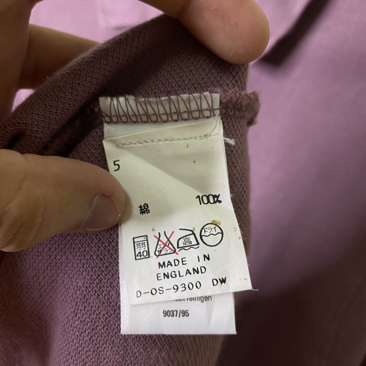 Burberry Vintage 90s Burberrys Polo Tee Made in England Size US M / EU 48-50 / 2 - 4 Thumbnail