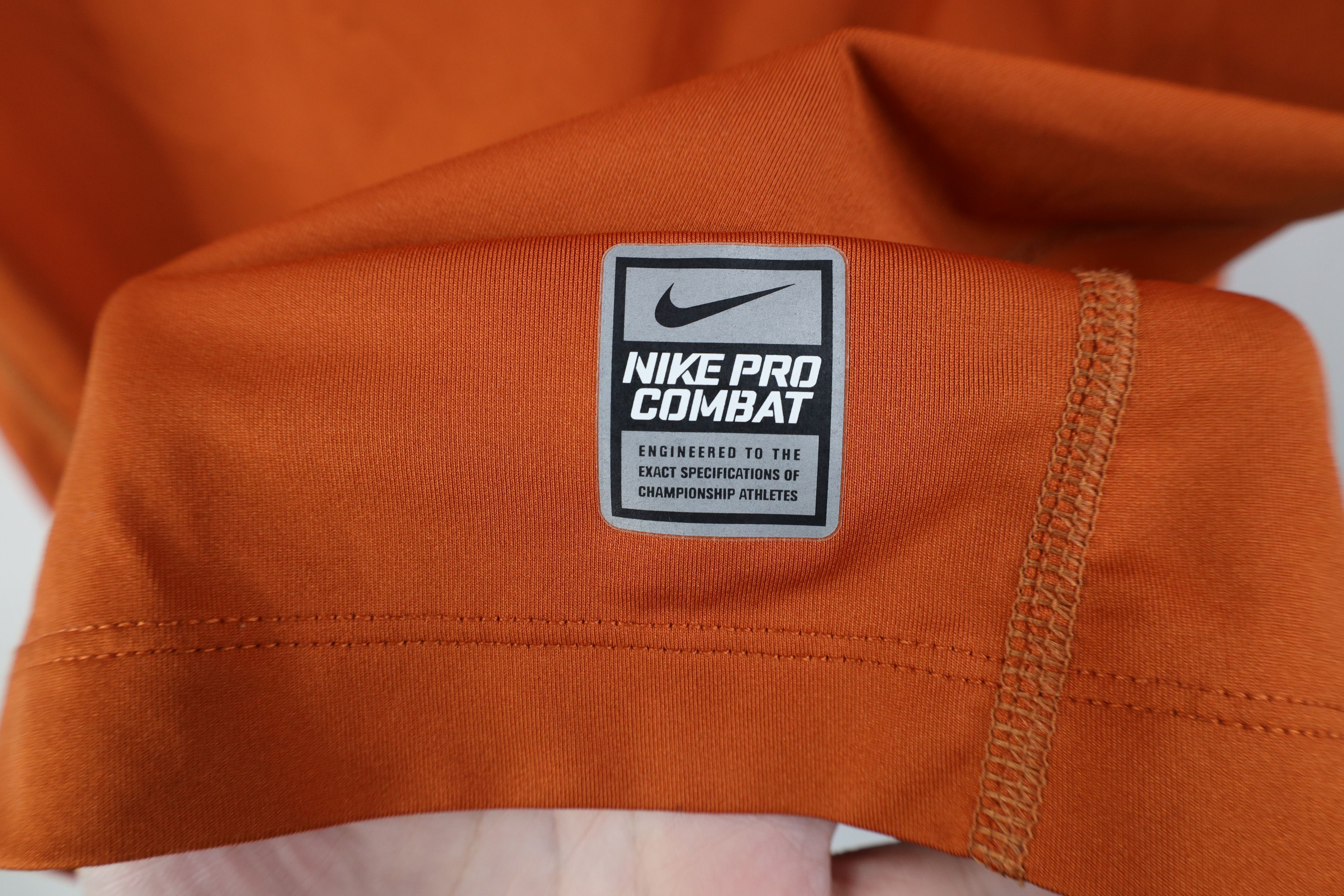 Nike Nike Pro Combat Compression Training T-Shirt Burnt Orange Size US S / EU 44-46 / 1 - 10 Thumbnail