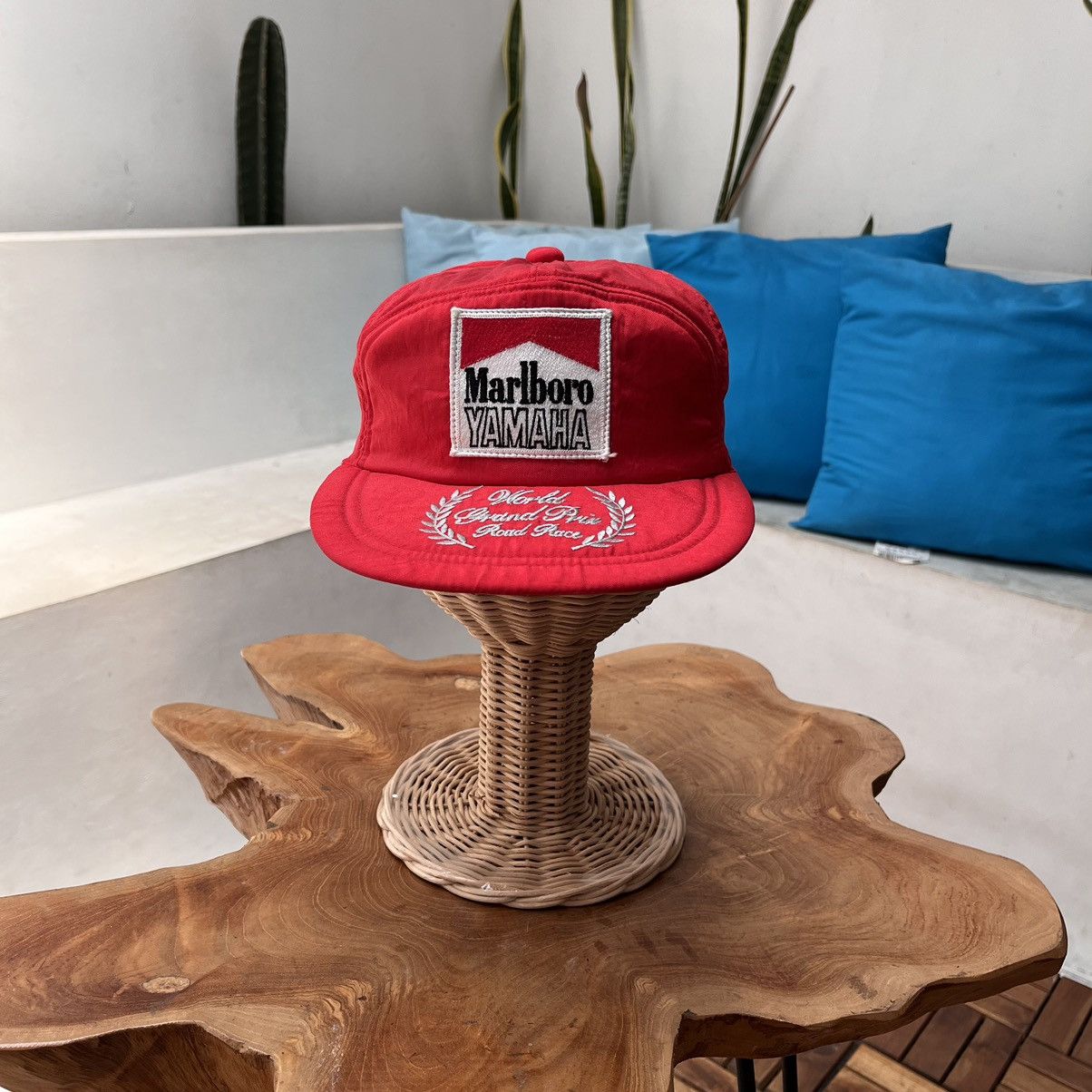 Racing Sports Specialties Yamaha Very Rare 80s Vintage Hat Yamaha Marlboro Racing Grailed