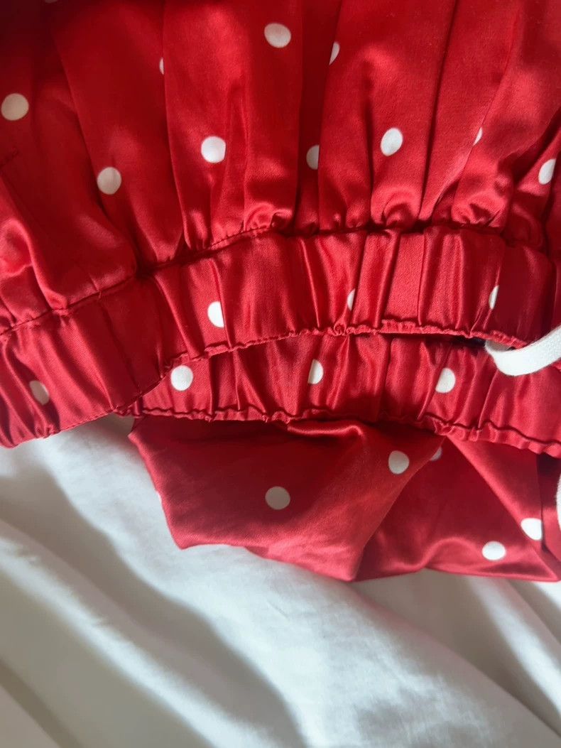 Comme des Garcons Comme Des Garcons size S Red satin polka-dot skirt Size 24" / US 00 / IT 34 - 9 Thumbnail