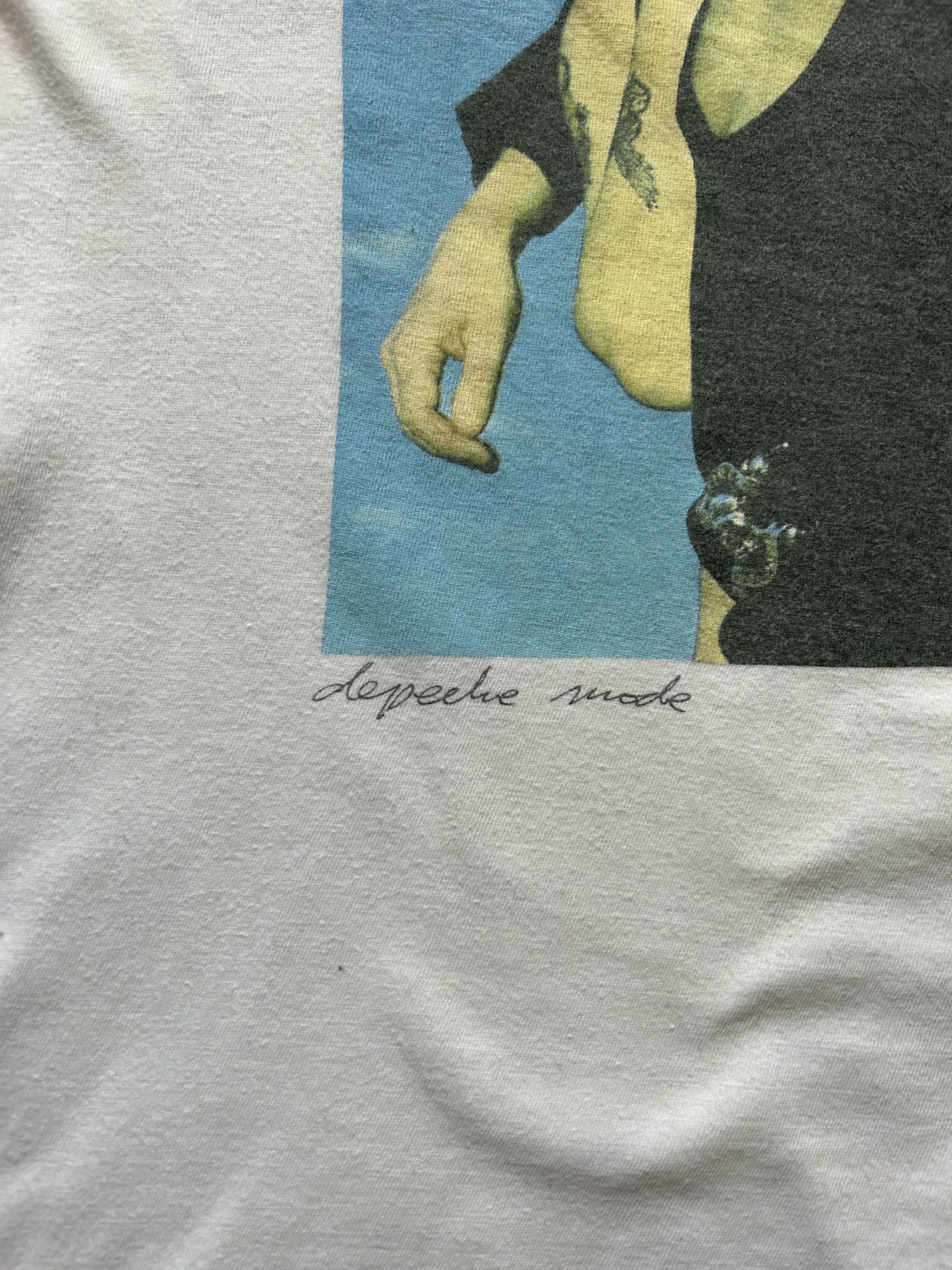 Vintage 1990 Depeche Mode World Violation tour t shirt Size US XL / EU 56 / 4 - 5 Thumbnail