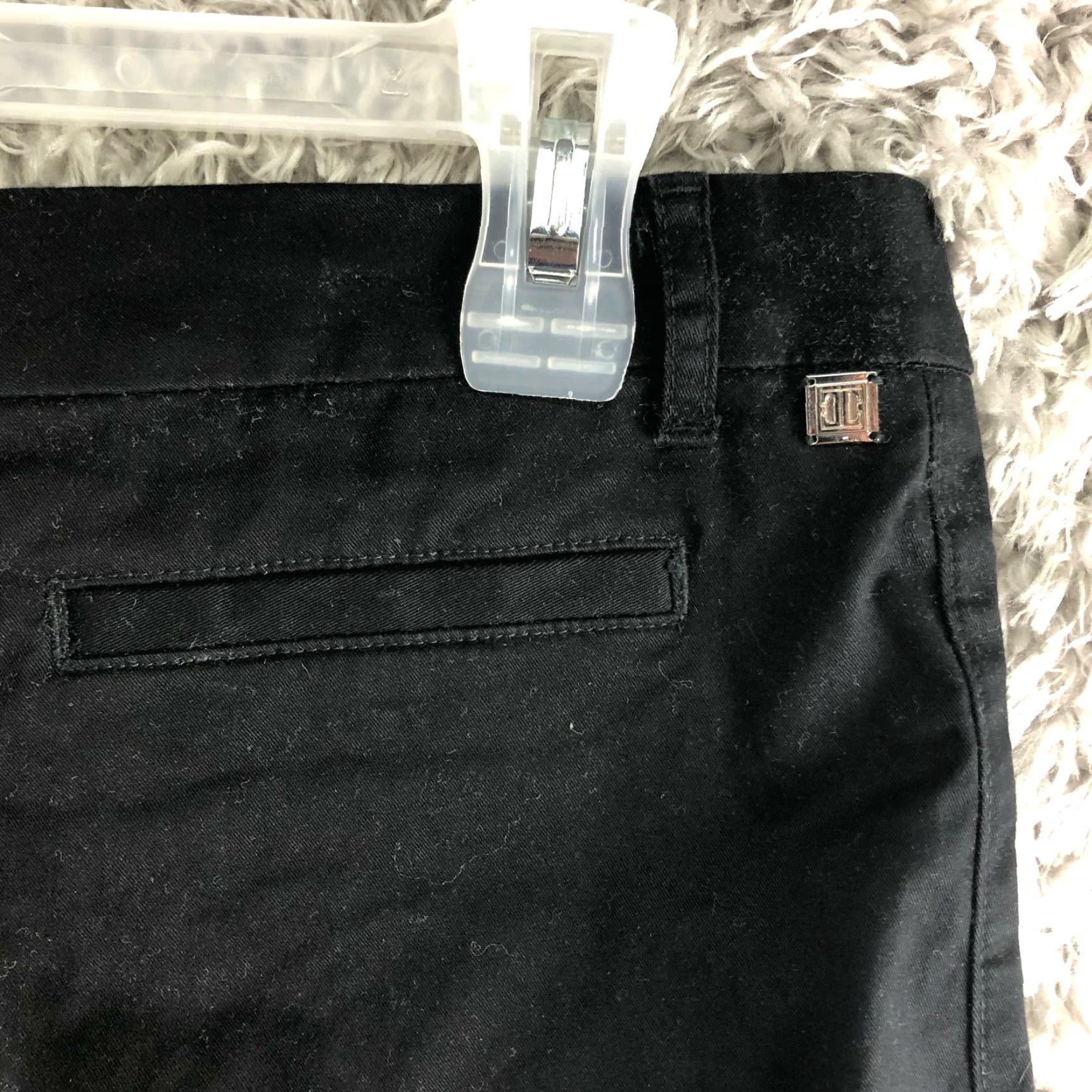 Vintage Ivanka Trump Bermuda Shorts Mid Rise Black Cotton Denim Womens Size 10 Size 24" / US 00 / IT 34 - 5 Thumbnail
