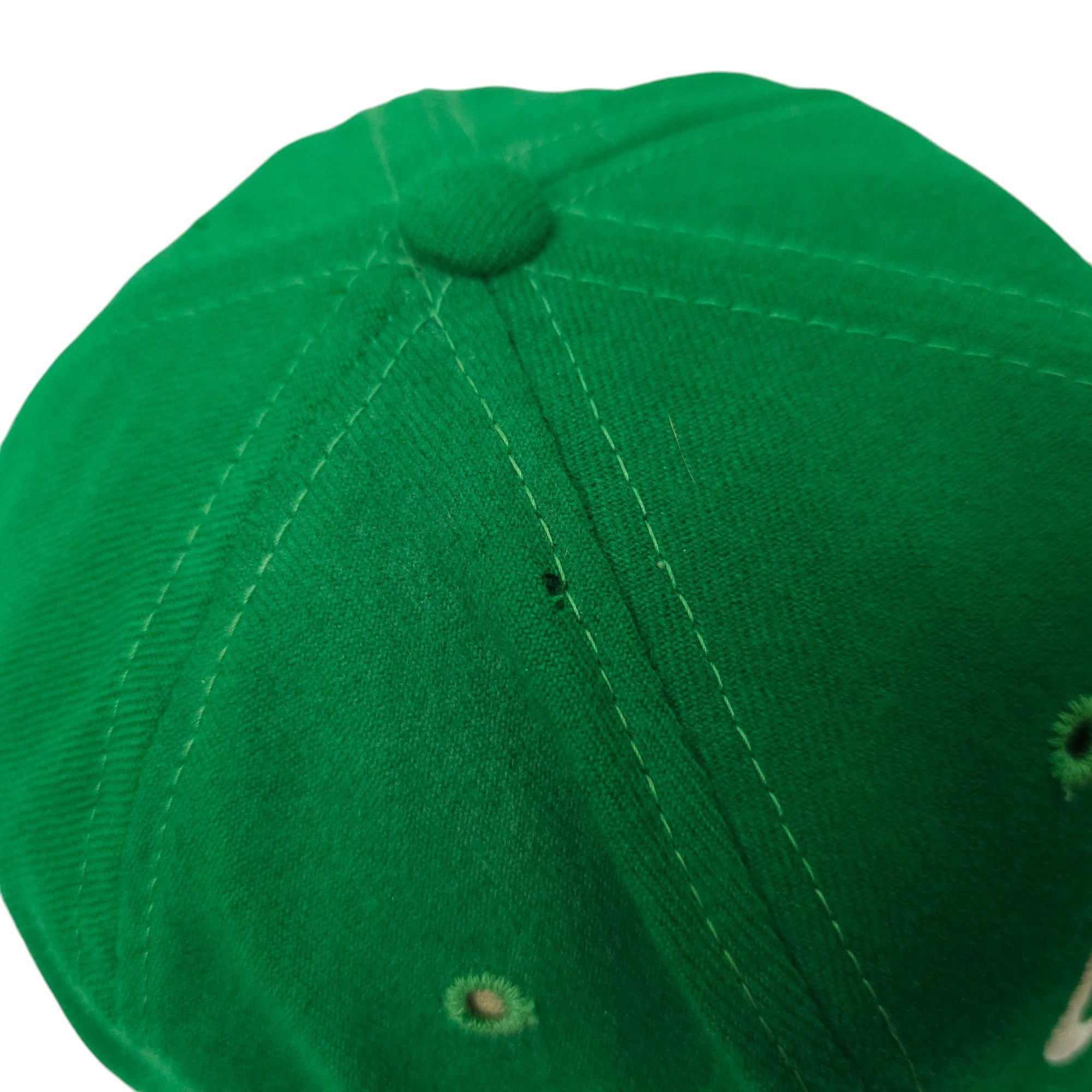Sports Specialties Boston Celtics Script Cap Vtg 90s READ Moth Holes Snapback Size ONE SIZE - 10 Thumbnail