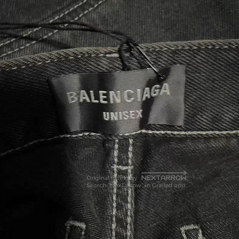 Balenciaga Balenciaga size S Low-Rise Straight Leg Jeans Size US 27 - 3 Thumbnail