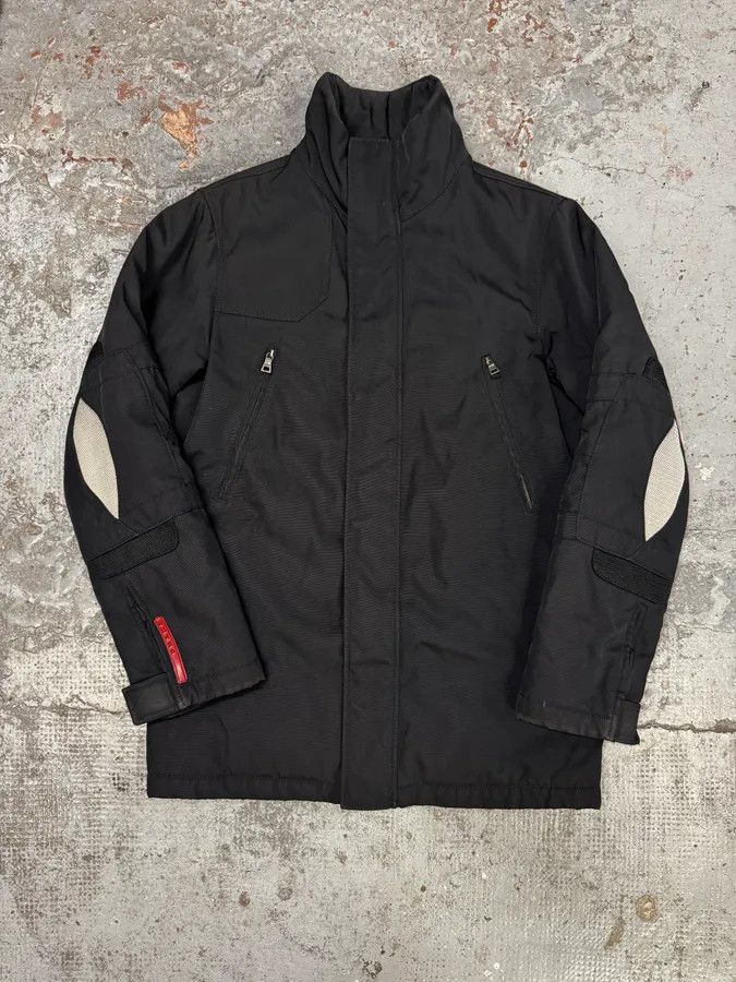 Prada 2000s Prada Linea Rossa Black Padded Jacket Size US S / EU 44-46 / 1 - 1 Thumbnail