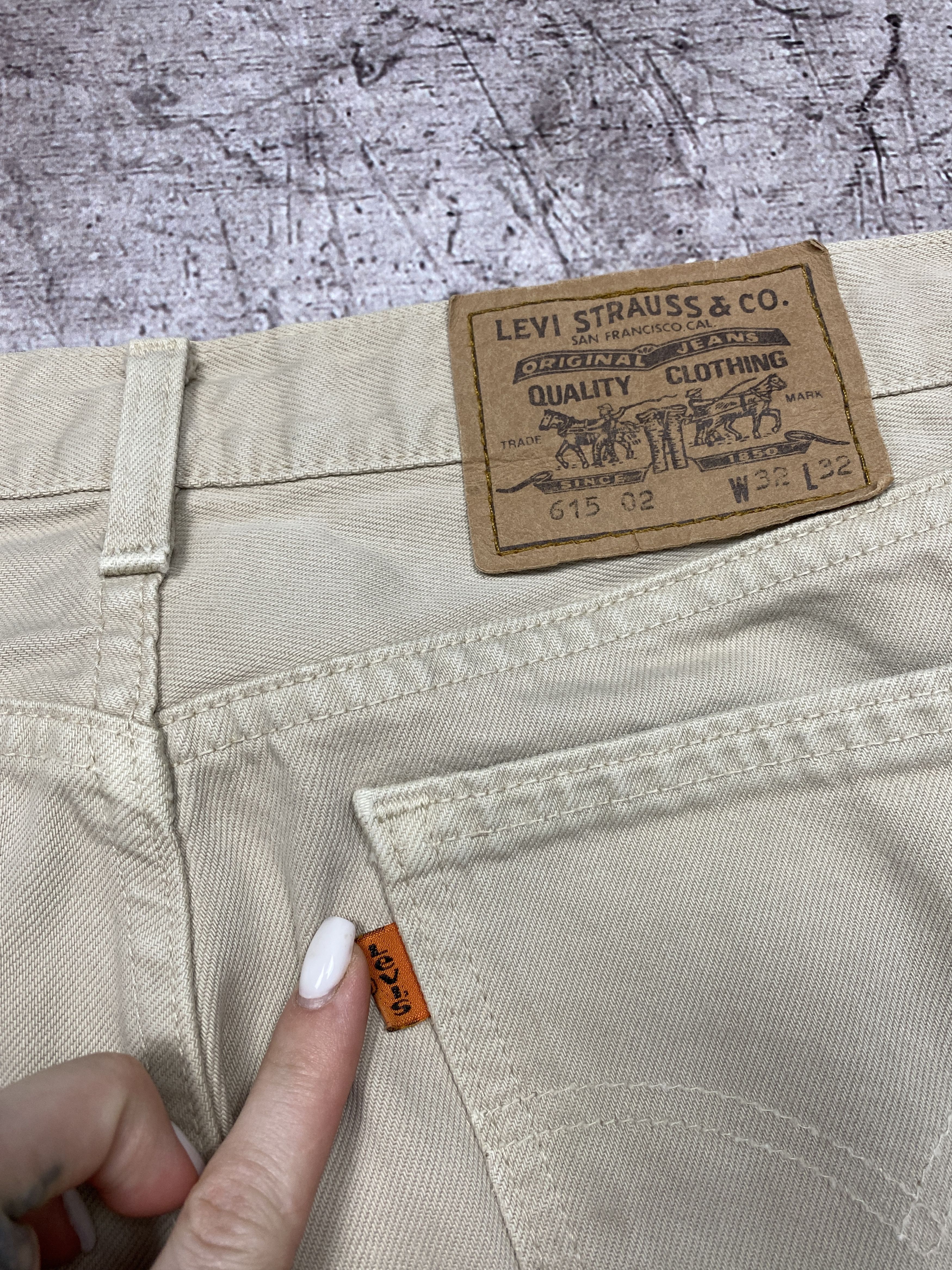Levi's × Levi's Vintage Clothing × Vintage Levis 615 Vintage Mens Orange Tab Denim Pants Jeans Size US 32 / EU 48 - 2 Thumbnail