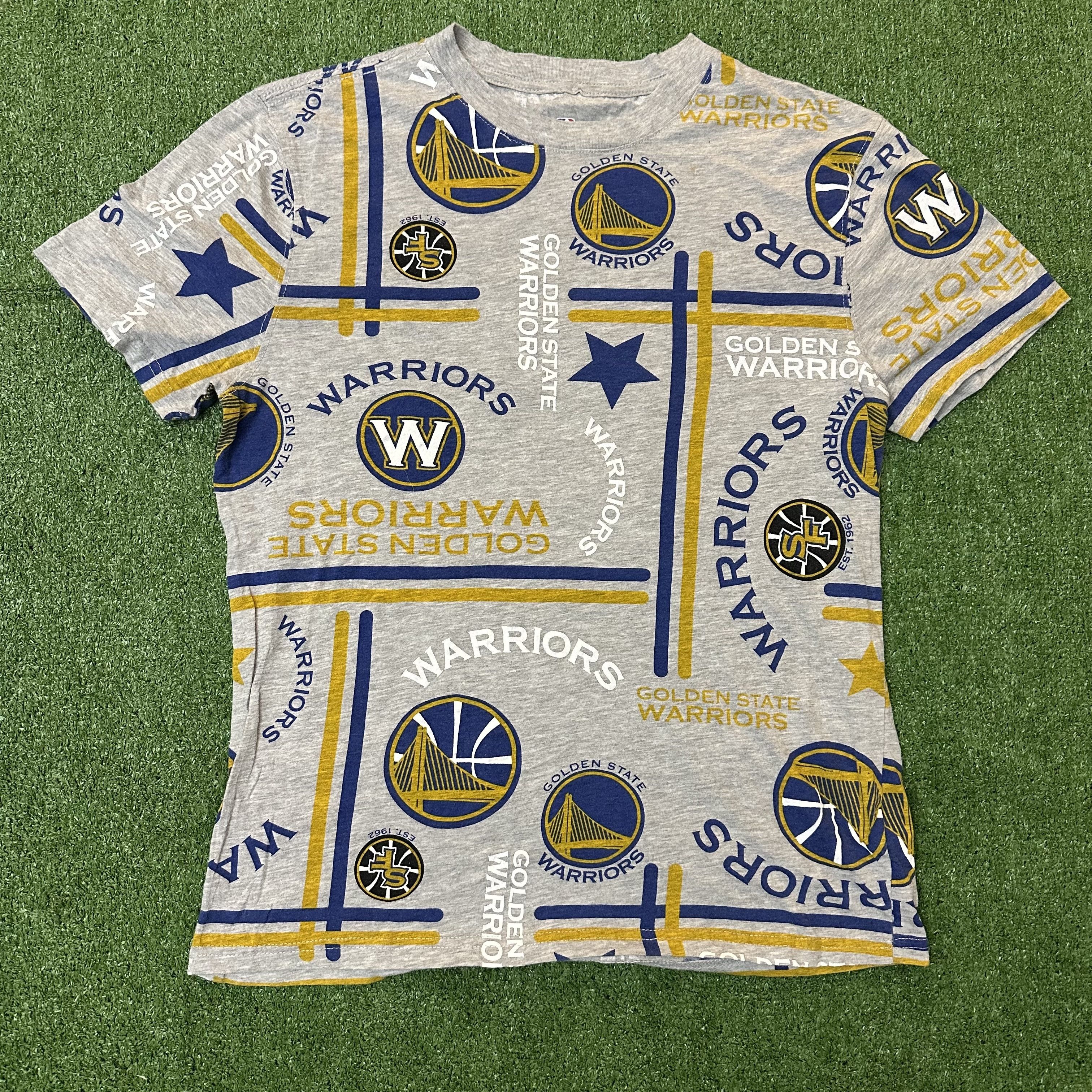 NBA Retro NBA Golden State Warriors All Over Print Graphic Tee Size US M / EU 48-50 / 2 - 1 Thumbnail