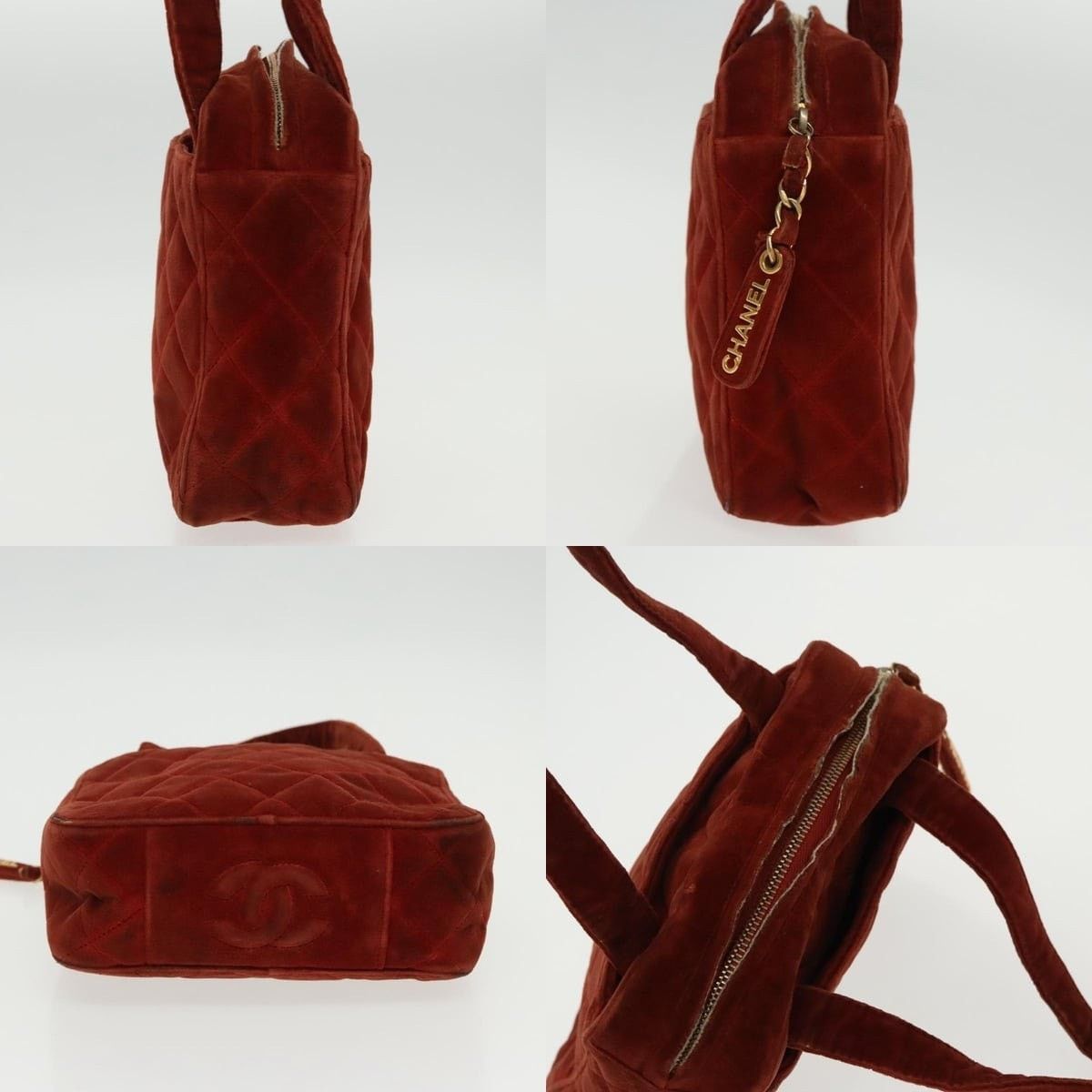 Chanel Chanel Matelasse Handbag Velour Size ONE SIZE - 3 Thumbnail