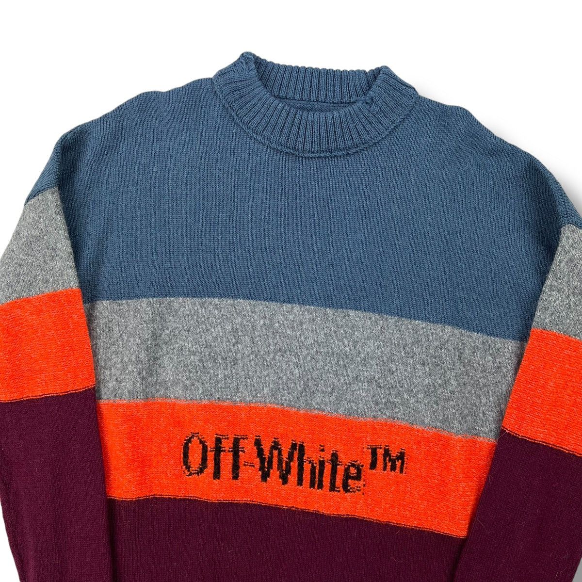Off-White Off-White Distressed Sweater Size US M / EU 48-50 / 2 - 1 Thumbnail