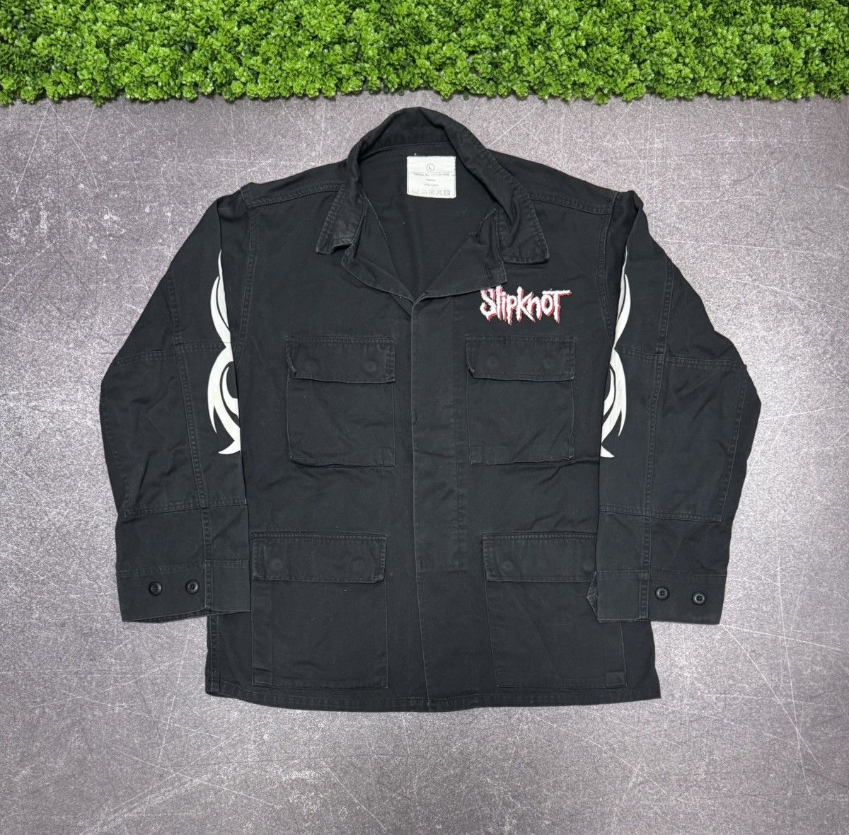Vintage Vintage Slipknot 2008 Military Jacket Rock Band Y2k Size US L / EU 52-54 / 3 - 1 Thumbnail