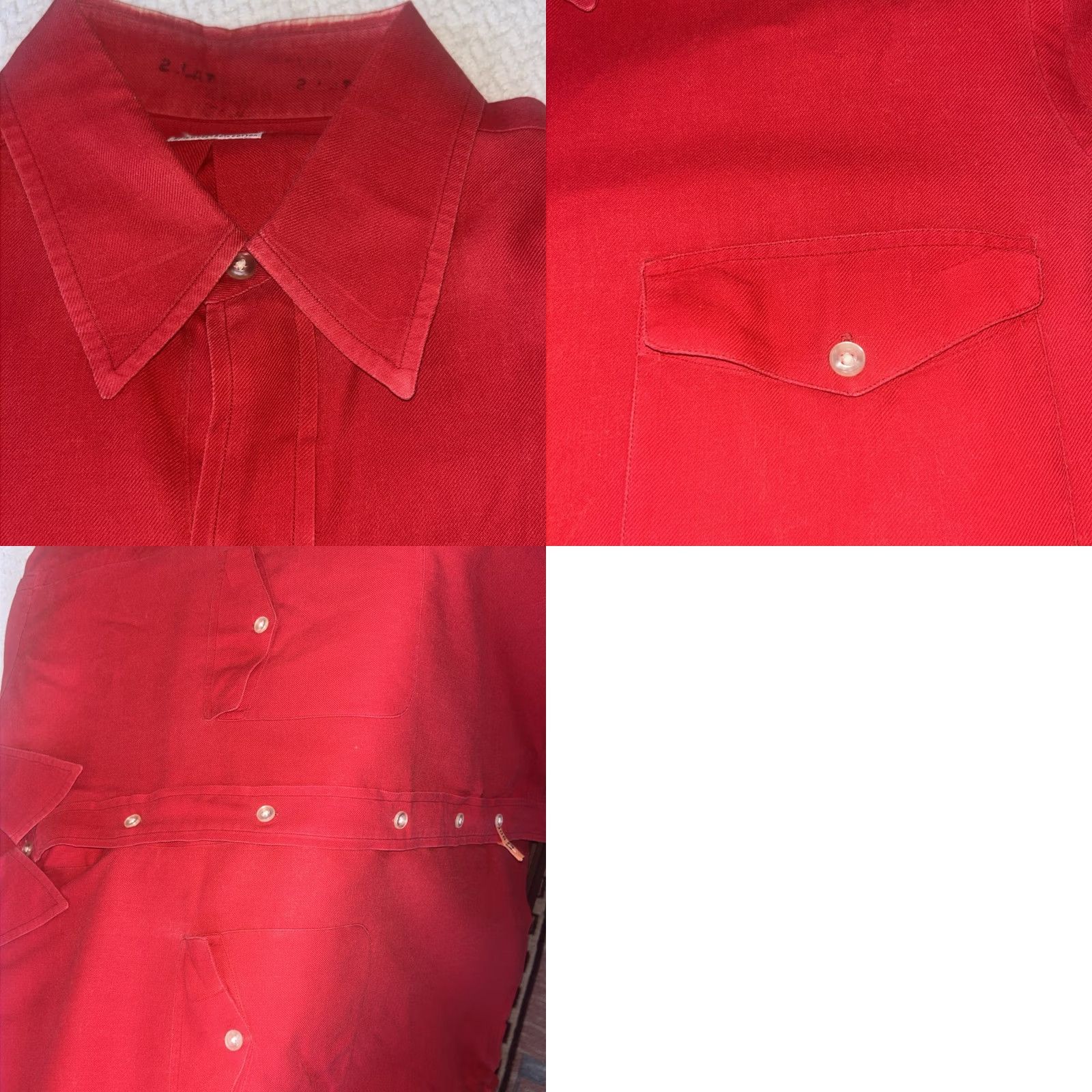 Brooks Brothers VINTAGE Brooks Brothers Red Cotton Flannel Long Shirt 16.5 USA Made Shirt Mens 60s USA Red Flannel Size US XL / EU 56 / 4 - 9 Thumbnail