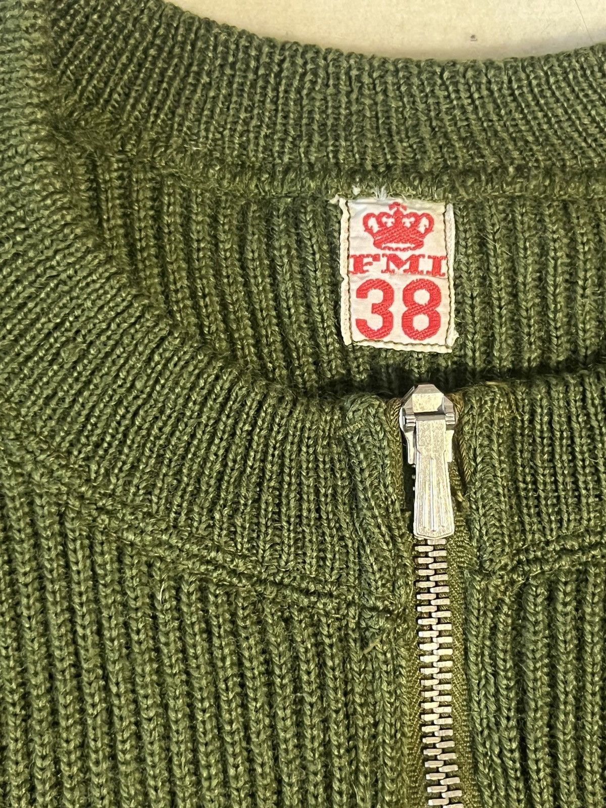 Other 1950s-1960s Danish Army wool Sweater Size US L / EU 52-54 / 3 - 5 Thumbnail