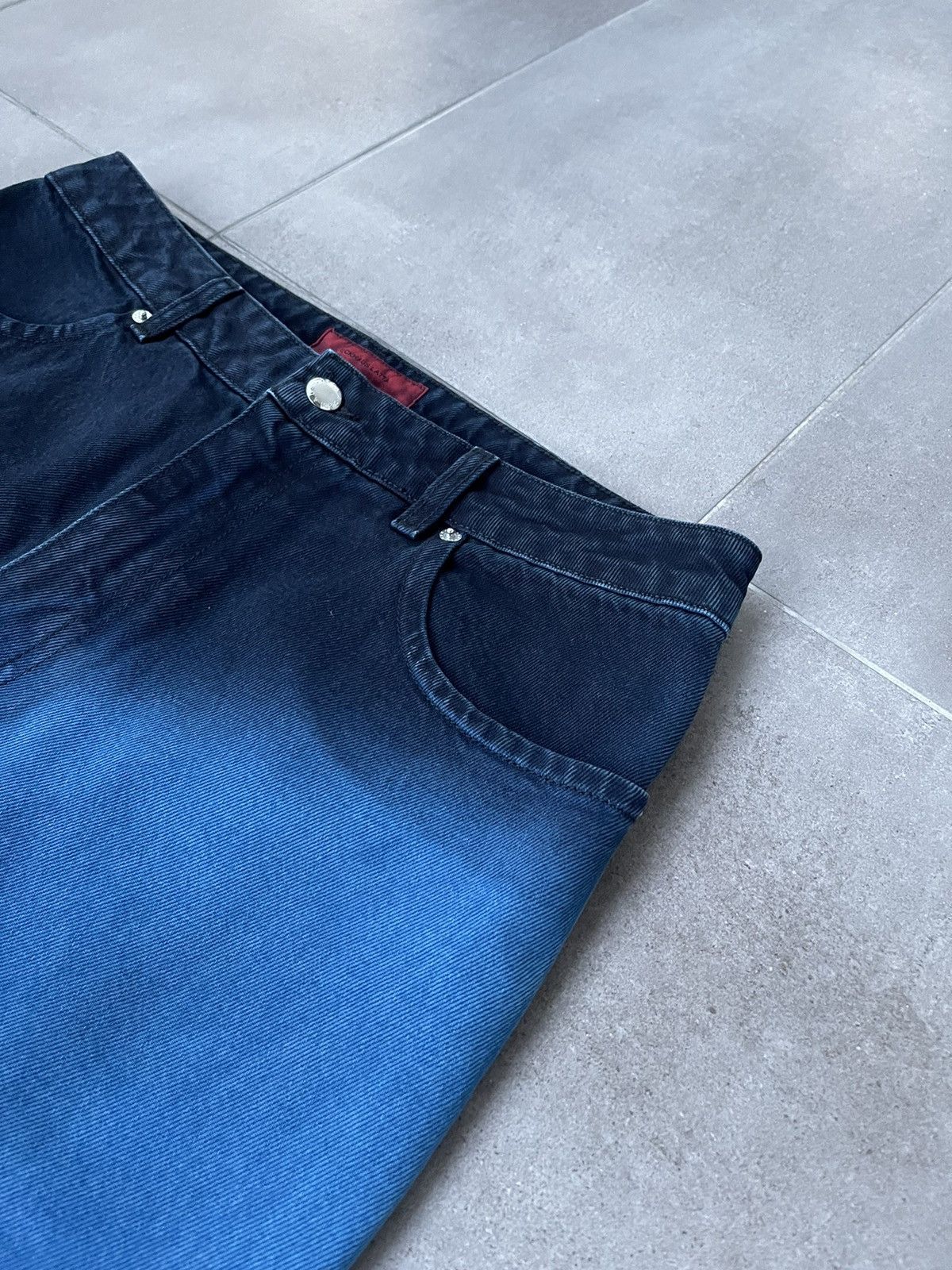Eckhaus Latta !DS! SS23 Eckhaus Latta Moon Wash Blue Denim Pants Size US 32 / EU 48 - 9 Thumbnail