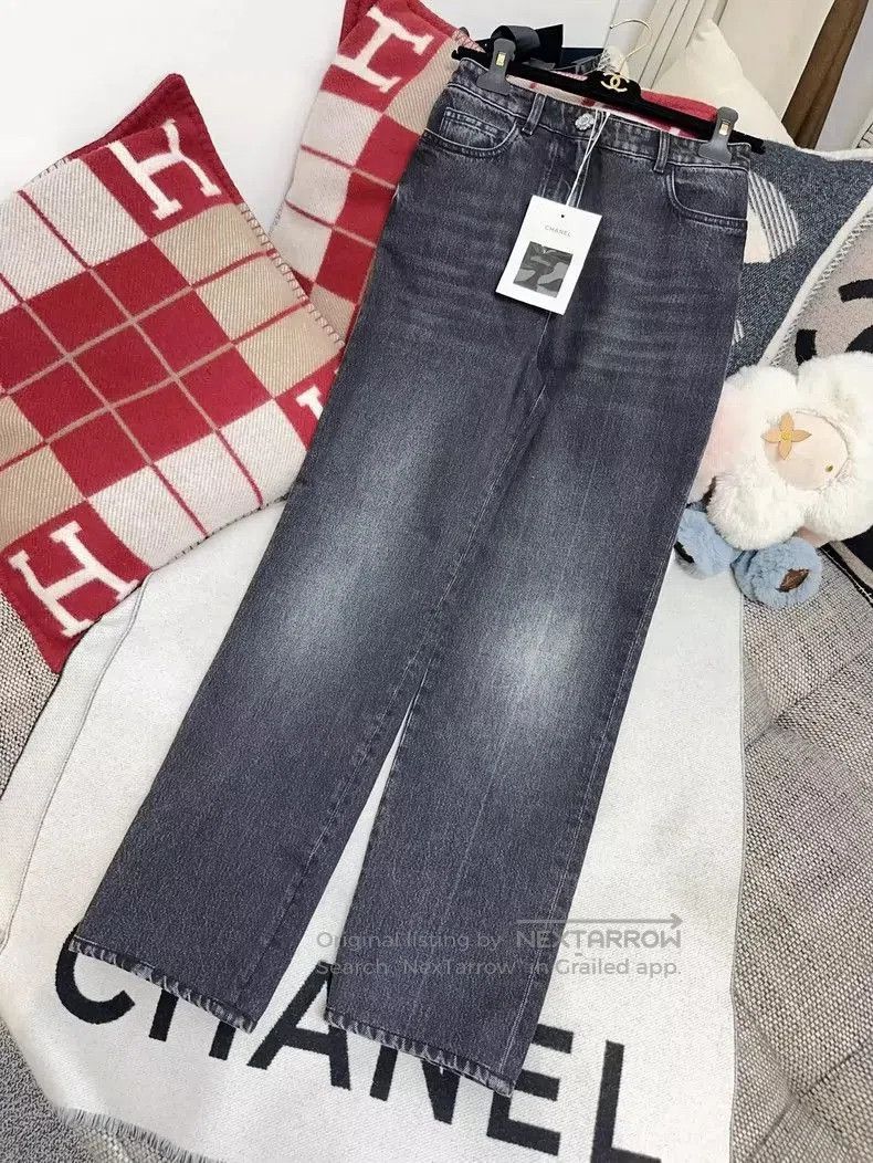 Chanel Chanel 24A Black Denim Jeans . Size US 34 / EU 50 - 8 Thumbnail