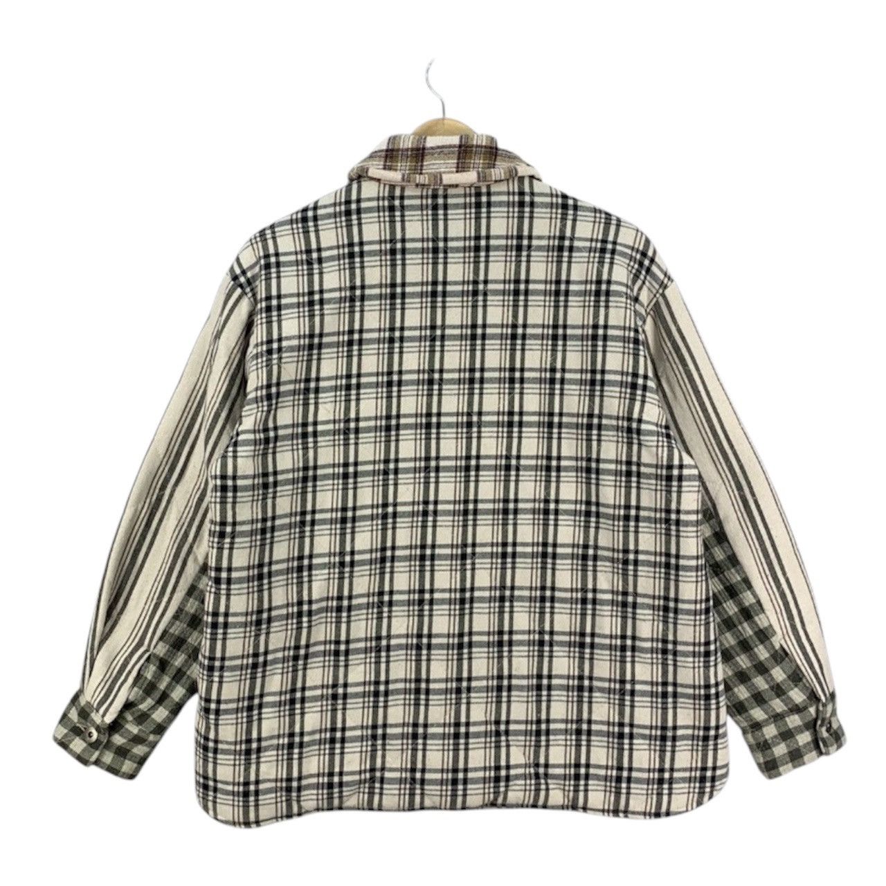 Flannel Zara Multi Plaid Quilted Flannel Jacket Size US M / EU 48-50 / 2 - 2 Thumbnail