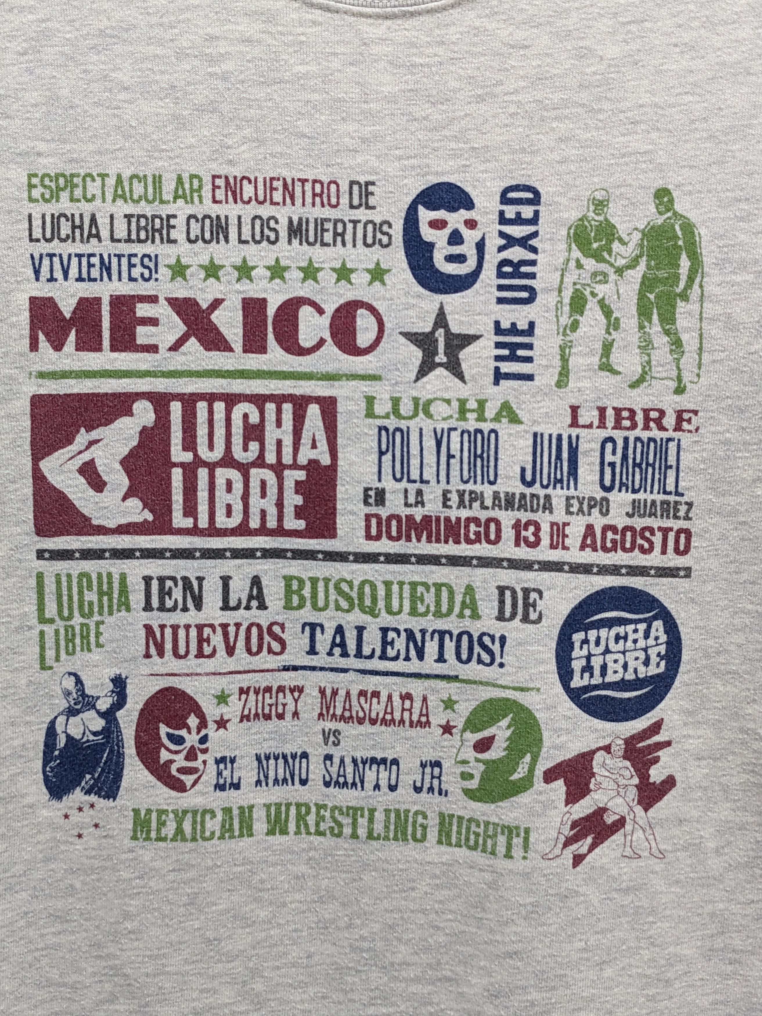Japanese Brand Mexican Wrestling Night Lucha Libre Mexico Sweatshirt Size US M / EU 48-50 / 2 - 3 Thumbnail
