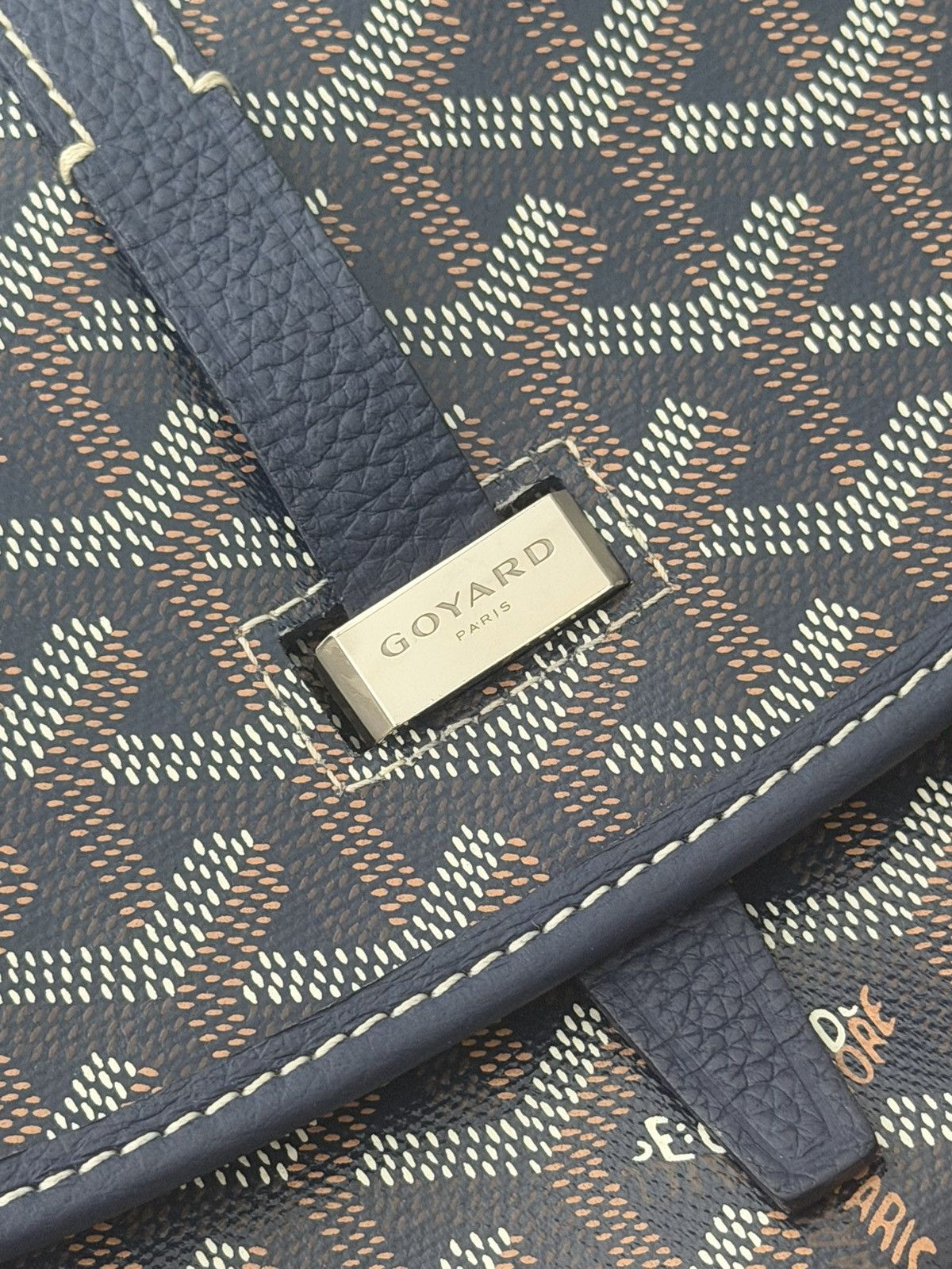 Goyard Goyard PM Belvedere Blue Monogram Bag Size ONE SIZE - 4 Thumbnail