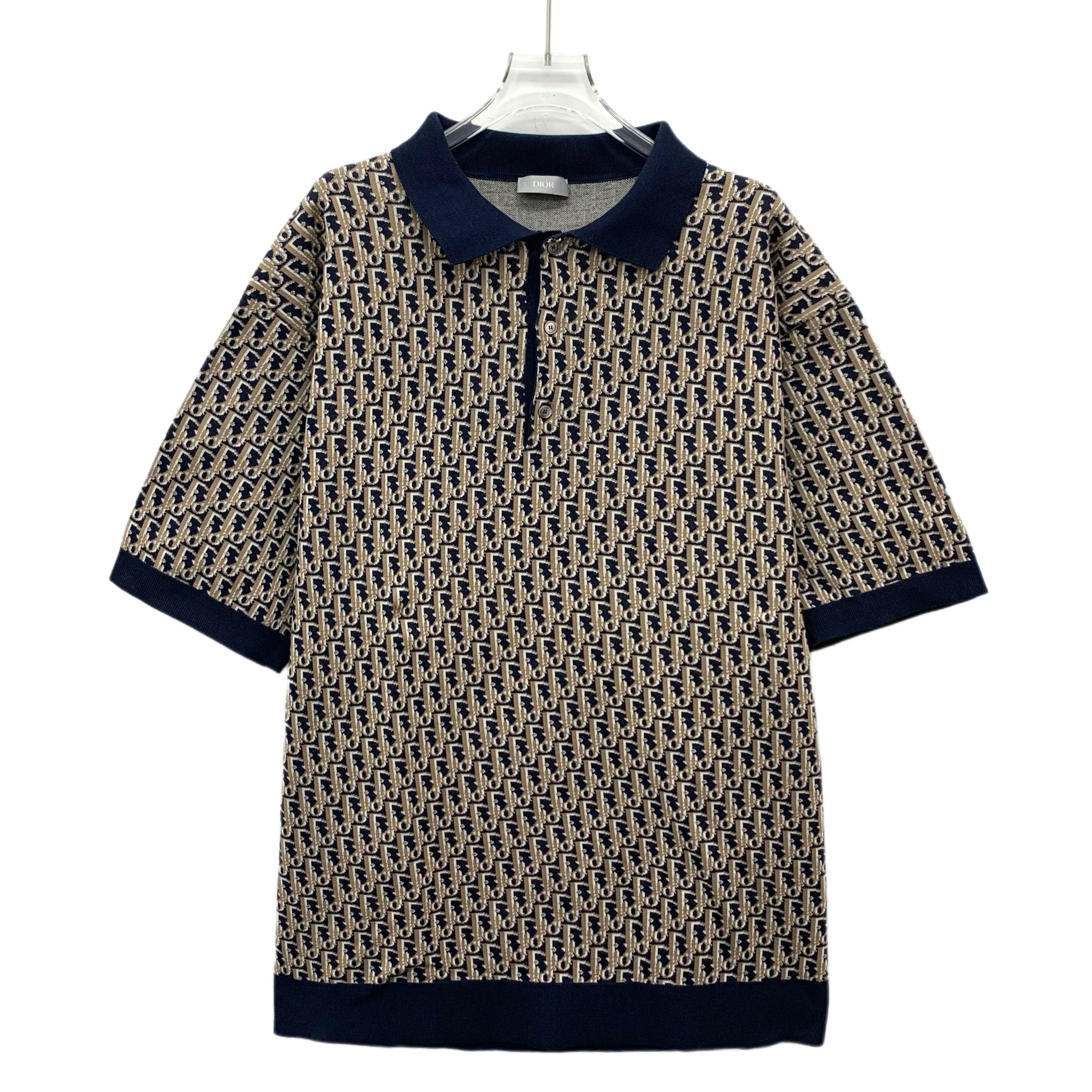 Dior Dior Colorblock Logo Polo Shirt (XL) Size US XL / EU 56 / 4 - 1 Thumbnail