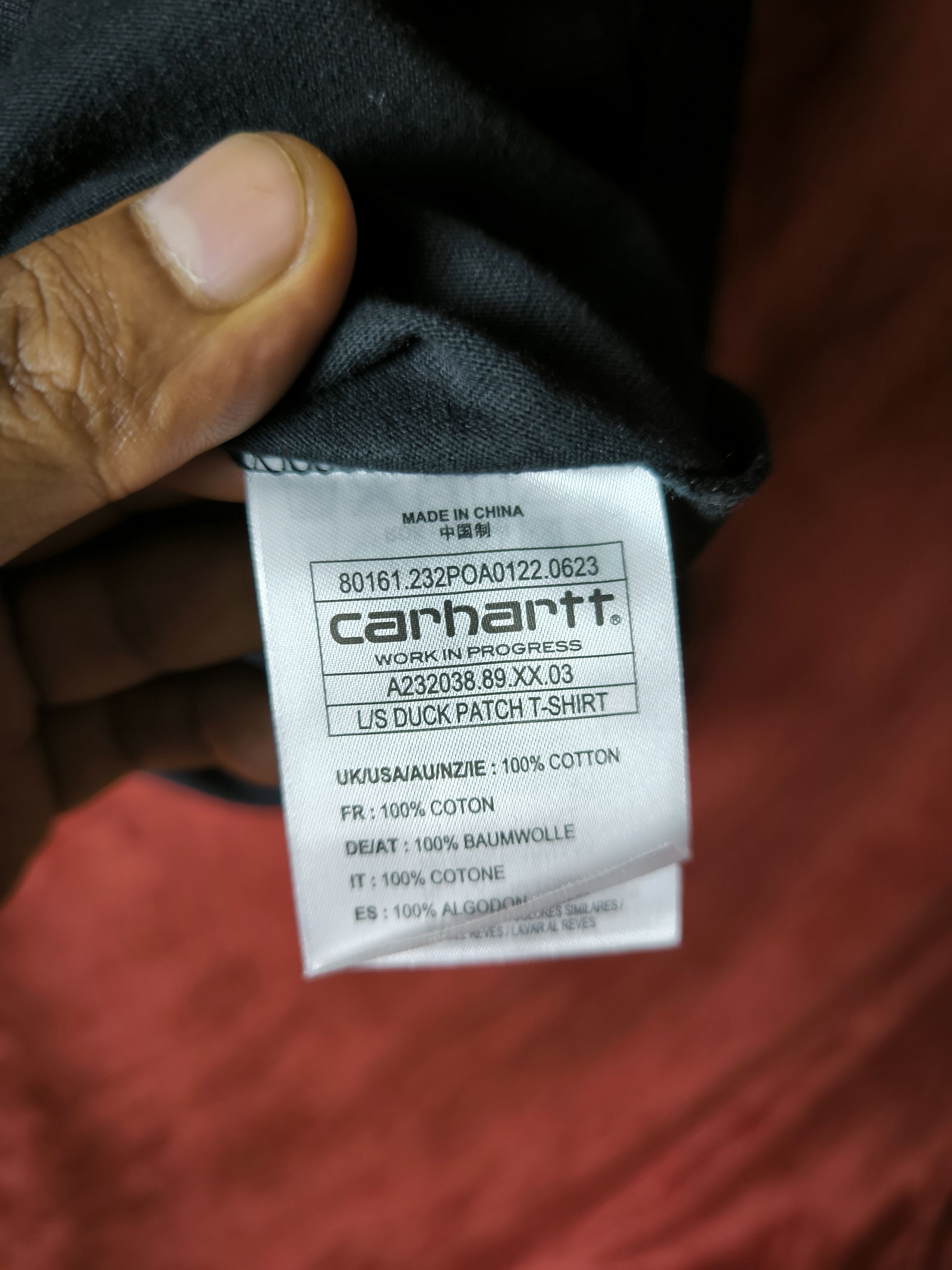 Carhartt × Carhartt Wip Duck Patch Longsleeve Size US M / EU 48-50 / 2 - 9 Thumbnail