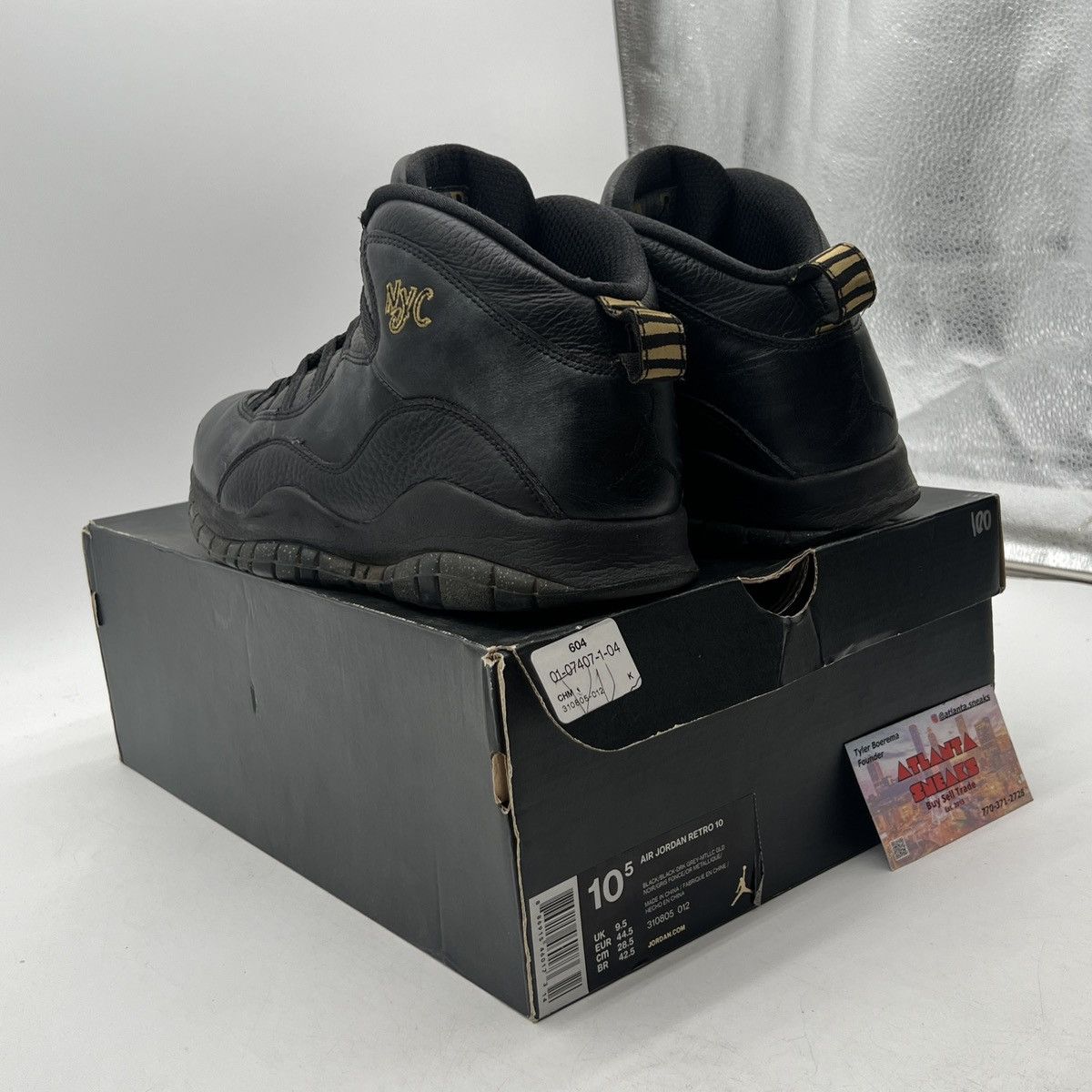Jordan Brand Air Jordan 10 NYC Size US 10.5 / EU 43-44 - 4 Thumbnail