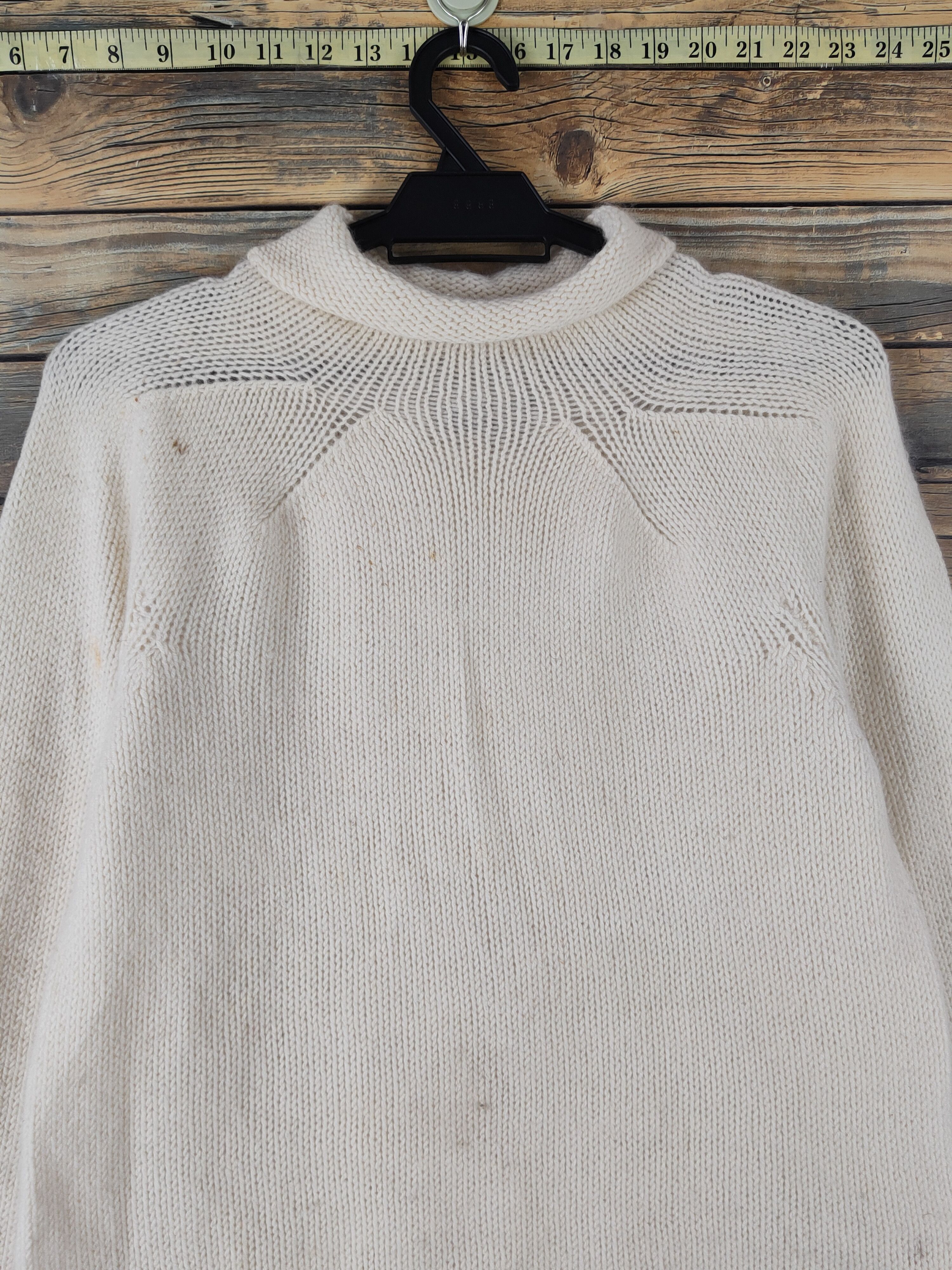 Vintage Ciridini made in italy Ivory Knitwear Sweatshirts #W1543 Size S / US 4 / IT 40 - 2 Thumbnail