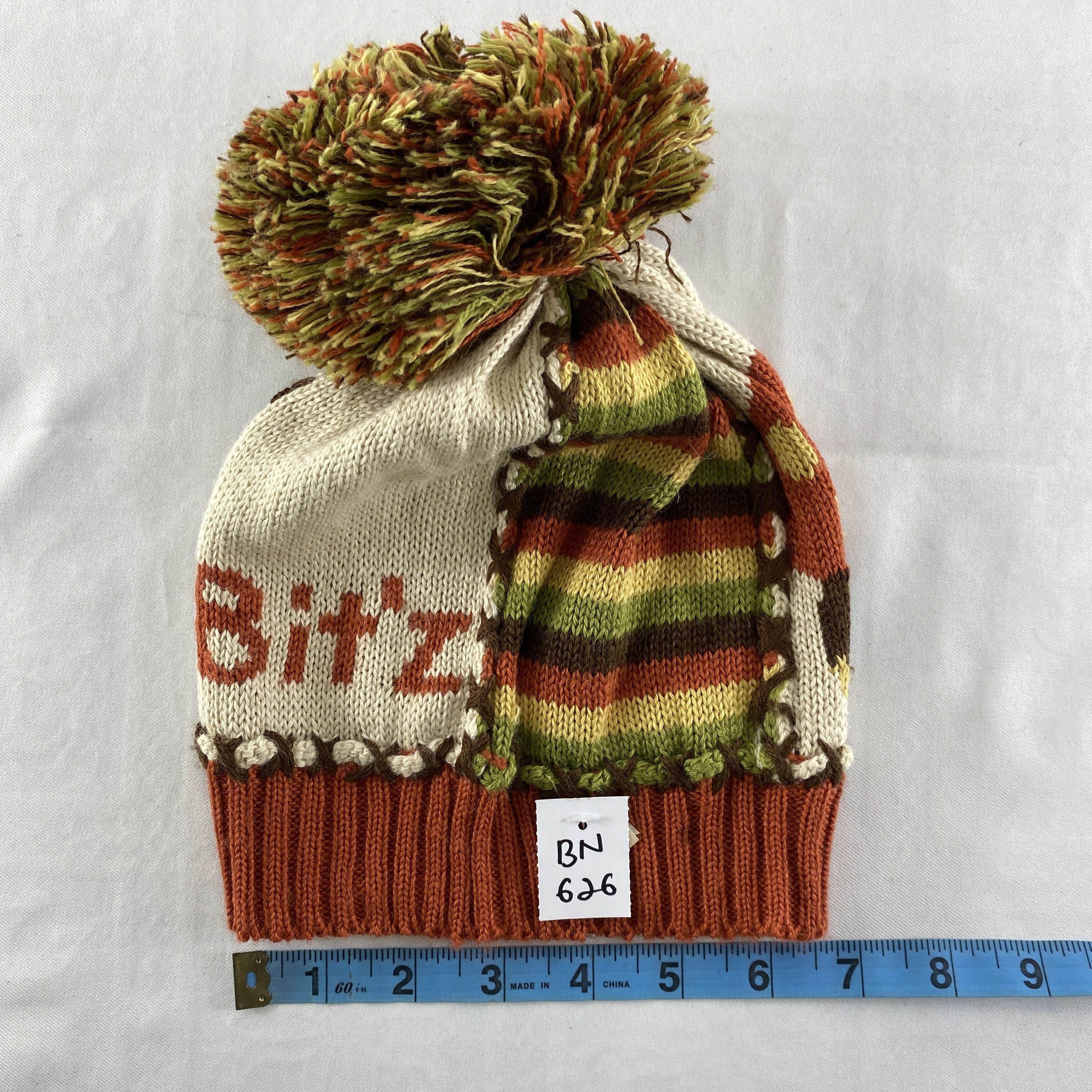 Japanese Brand Bit'z Rare Design Snow Cap Hat Beanie -BN626 Size ONE SIZE - 4 Thumbnail