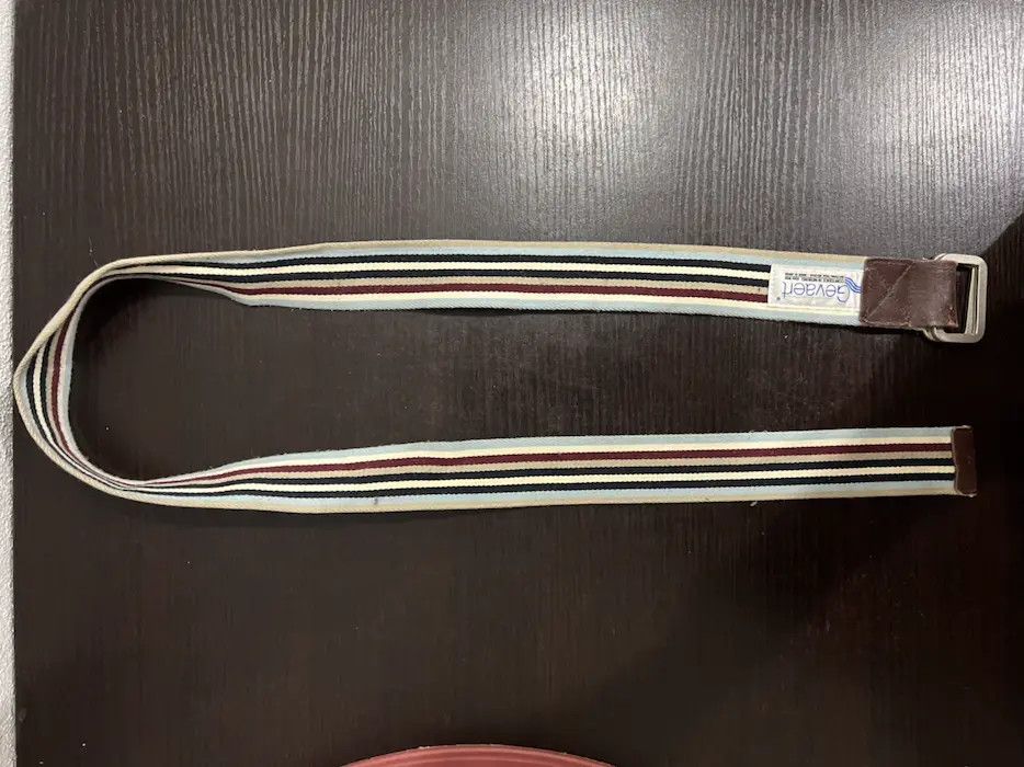 Vintage Gevaert Stripe Design Belt Size ONE SIZE - 5 Thumbnail