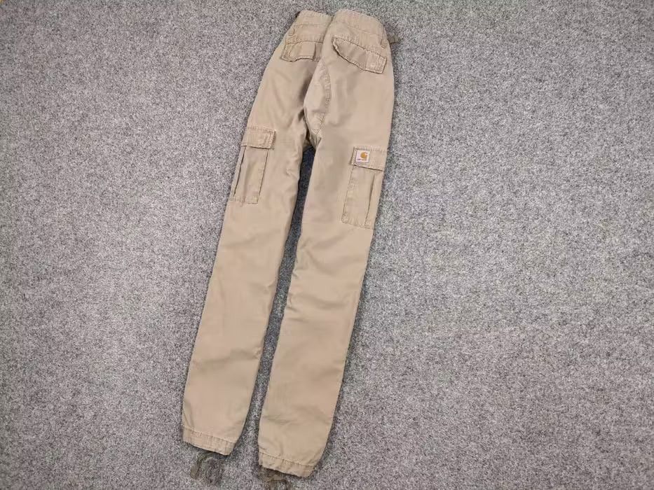 Carhartt Vintage 90's Carhartt WIP Aviation Beige Cargo Pants Travis Size US 30 / EU 46 - 2 Thumbnail