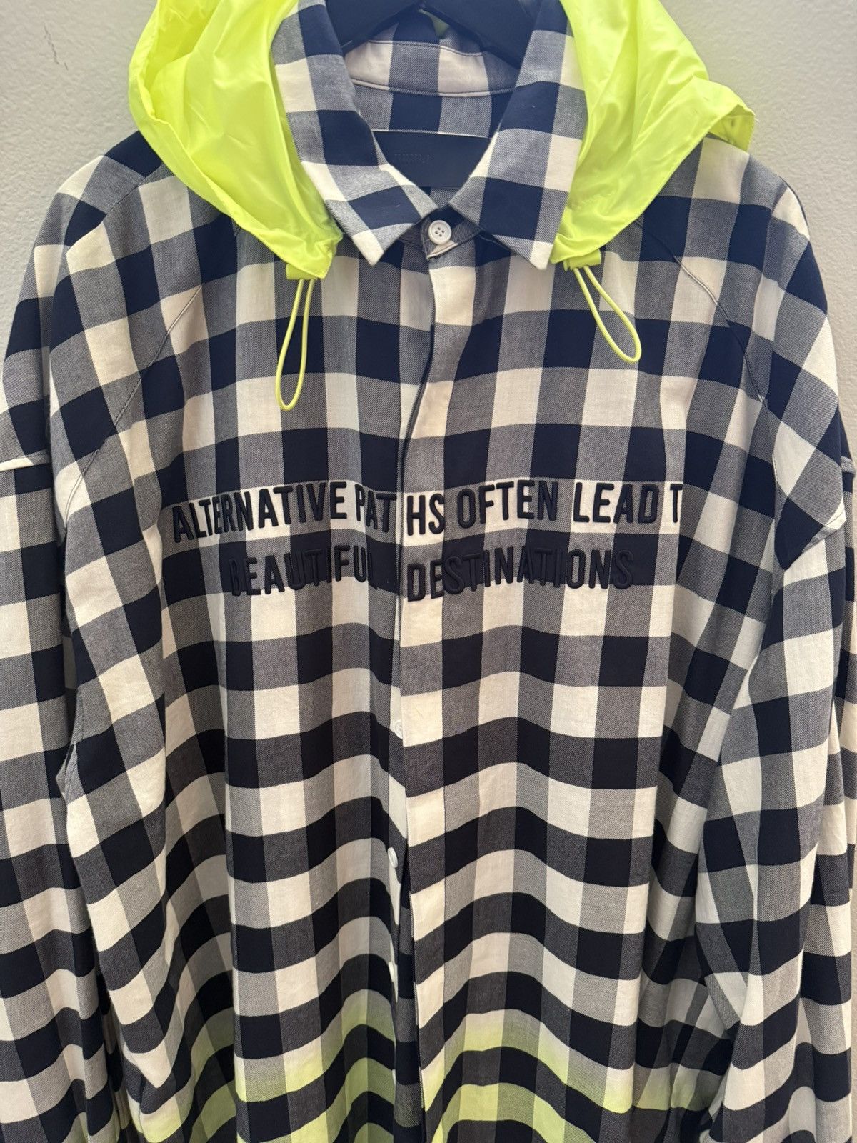 Juun.J Juun.j plaid shirt 2in1 Size US M / EU 48-50 / 2 - 12 Thumbnail