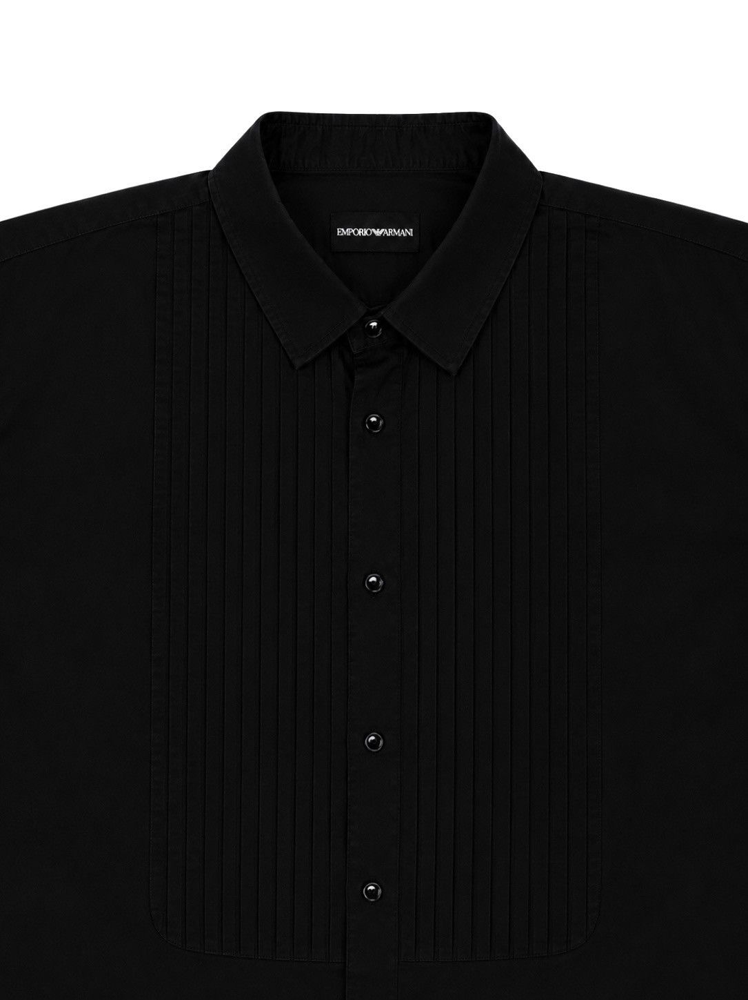 Emporio Armani Emporio Armani Made In Tunisia Vintage Pleated Shirt Size US L / EU 52-54 / 3 - 2 Thumbnail