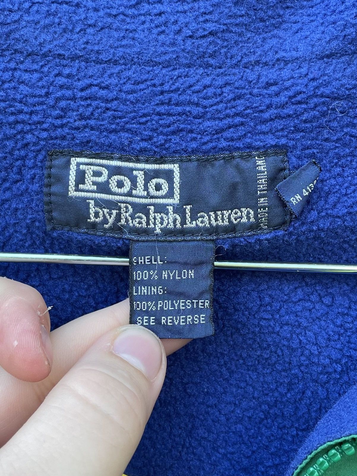 Polo Ralph Lauren VTG POLO RALPH LAUREN Sport Spell Out Patch lined Jacket Size US M / EU 48-50 / 2 - 2 Thumbnail