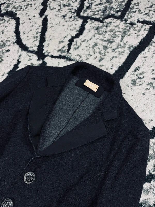 Other Rosso35 italy 44 L gray black wool jacket Size L / US 10 / IT 46 - 3 Thumbnail