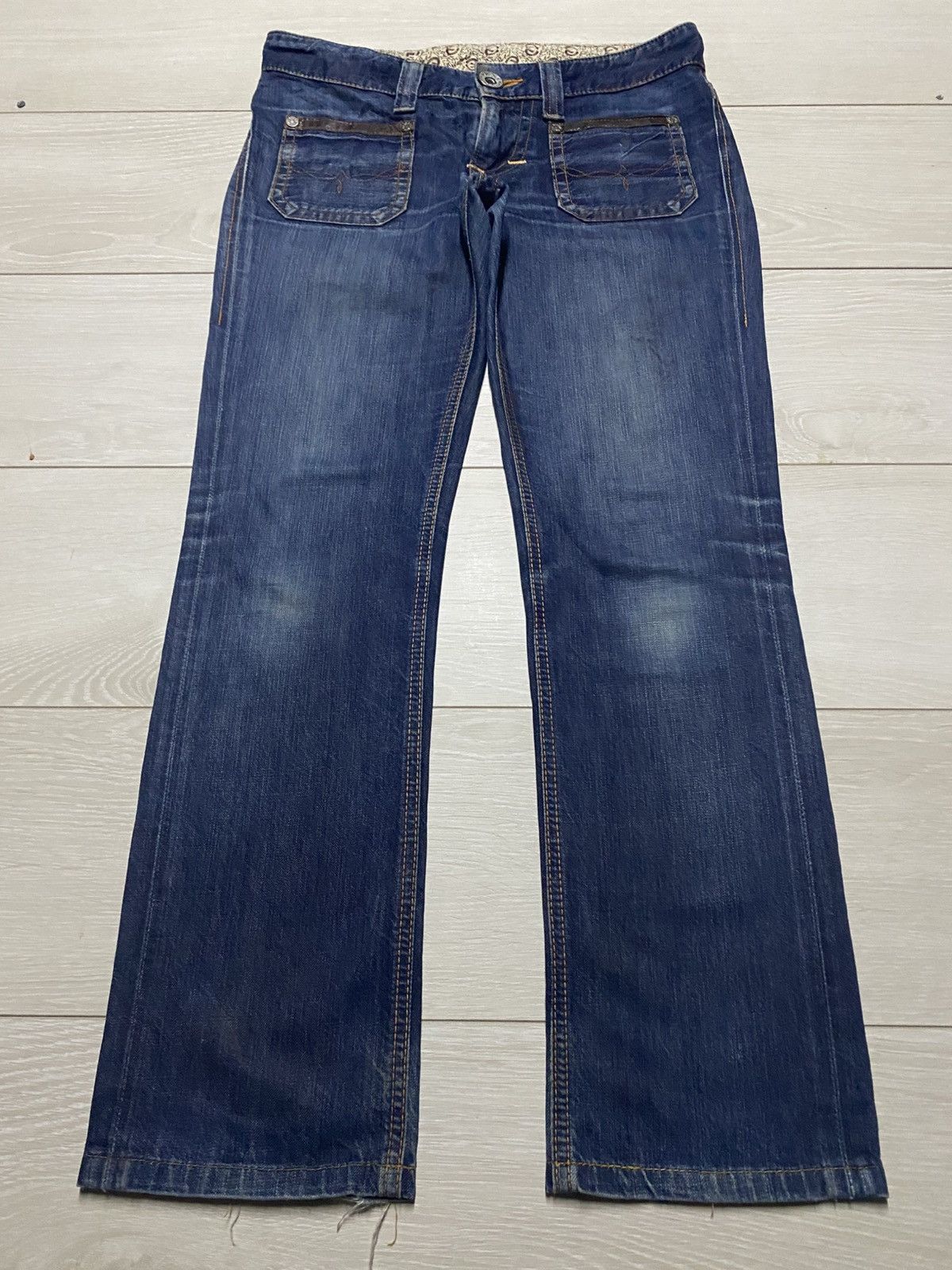 Edwin Vintage Edwin Blue Trip 5506 Bush Pant skinny Slim Jeans Size US 32 / EU 48 - 1 Thumbnail